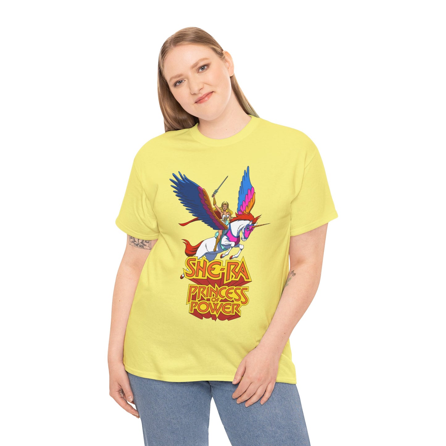 She-Ra & Swiftwind T-Shirt - Adora, Princess of Power, POP - Beloved Filmation Cartoon from the 1980s - He-Man Connection - Etheria - Fighting Hordak and the Evil Horde