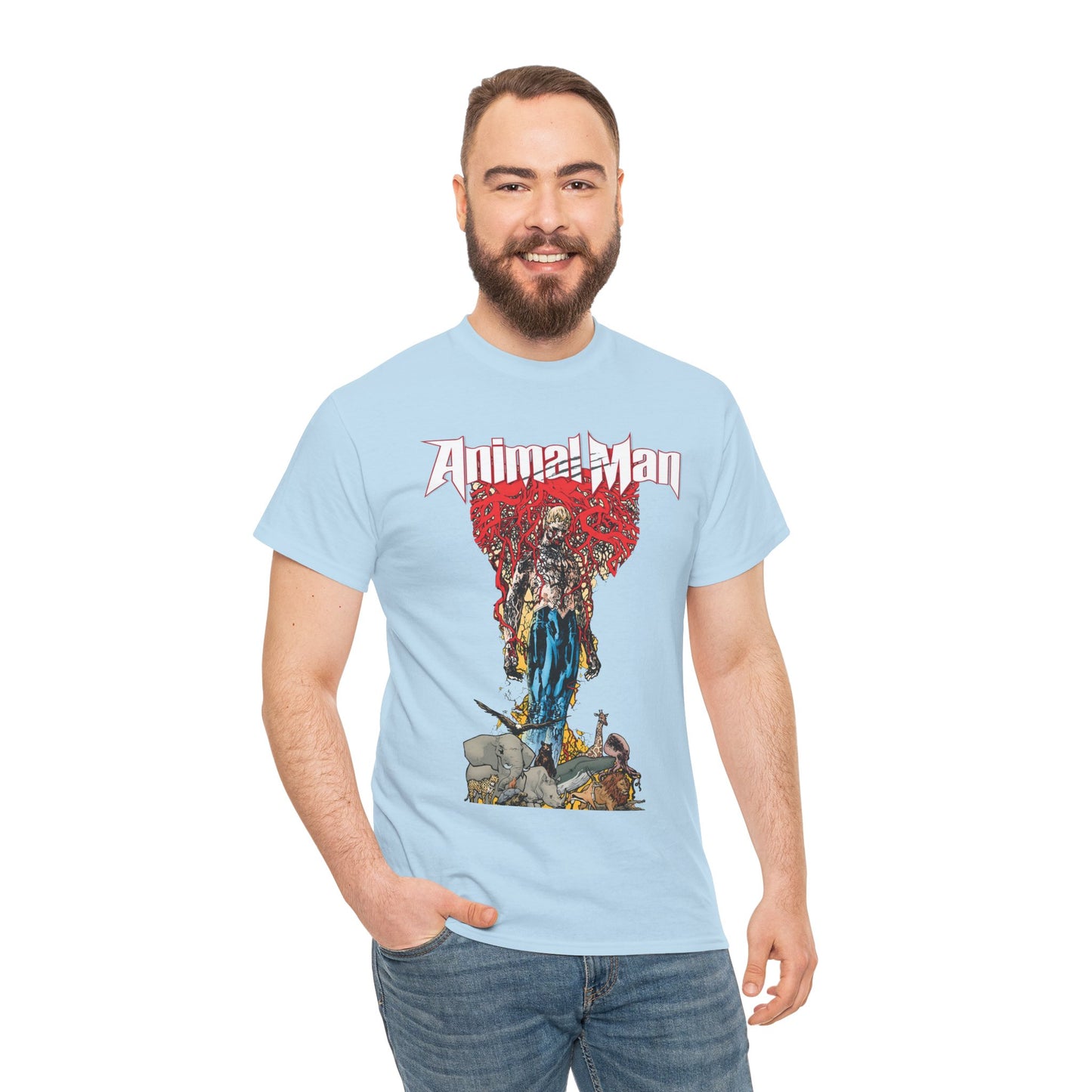 Animal Man T-Shirt - Travel Foreman Art - Buddy Baker - New 52 - DC Comics