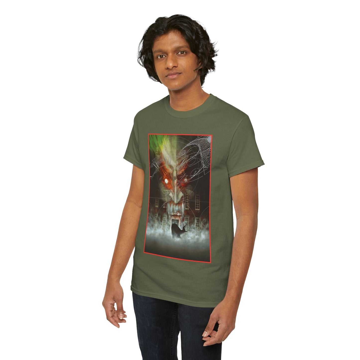 Batman: Arkham Asylum T-Shirt - Dave McKean Art - From the Grant Morrison Graphic Novel - DC Comics - Dark Knight Detective