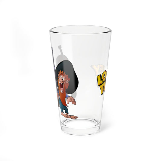 The Martin Brothers Pint Glass, 16oz - Looney Tunes Cartoon - Hillbilly Hare - Bugs Bunny Foes