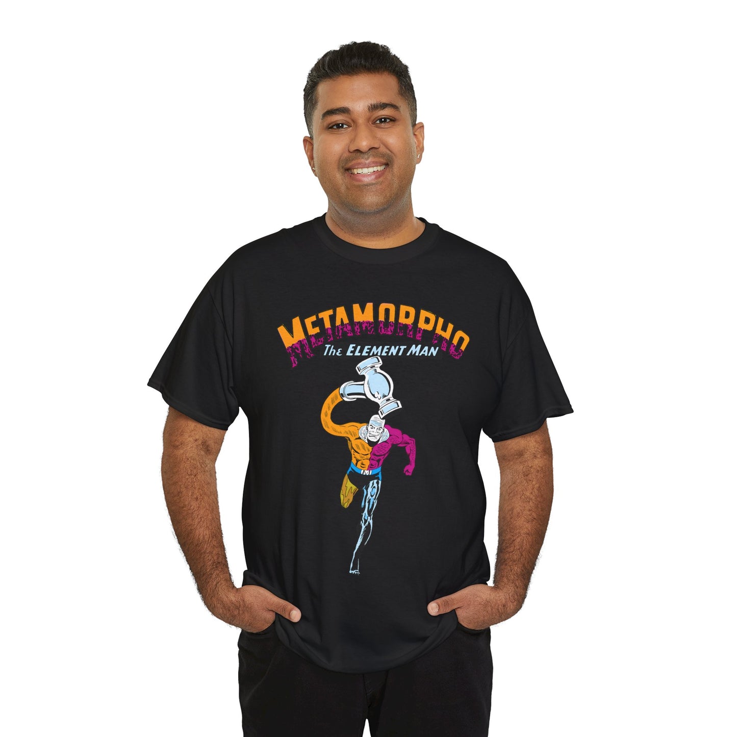 Metamorpho T-Shirt - Jim Aparo Art - DC Comics - Outsiders Team Member - New Superman Movie