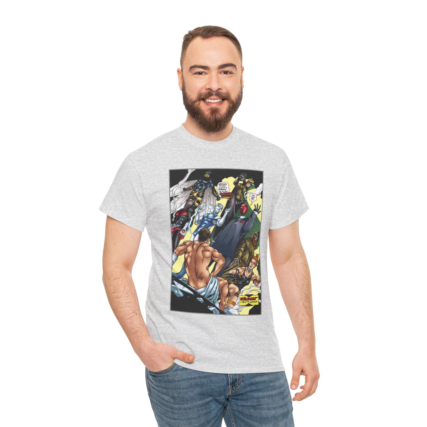 Wildcat/Injustice Society T-Shirt