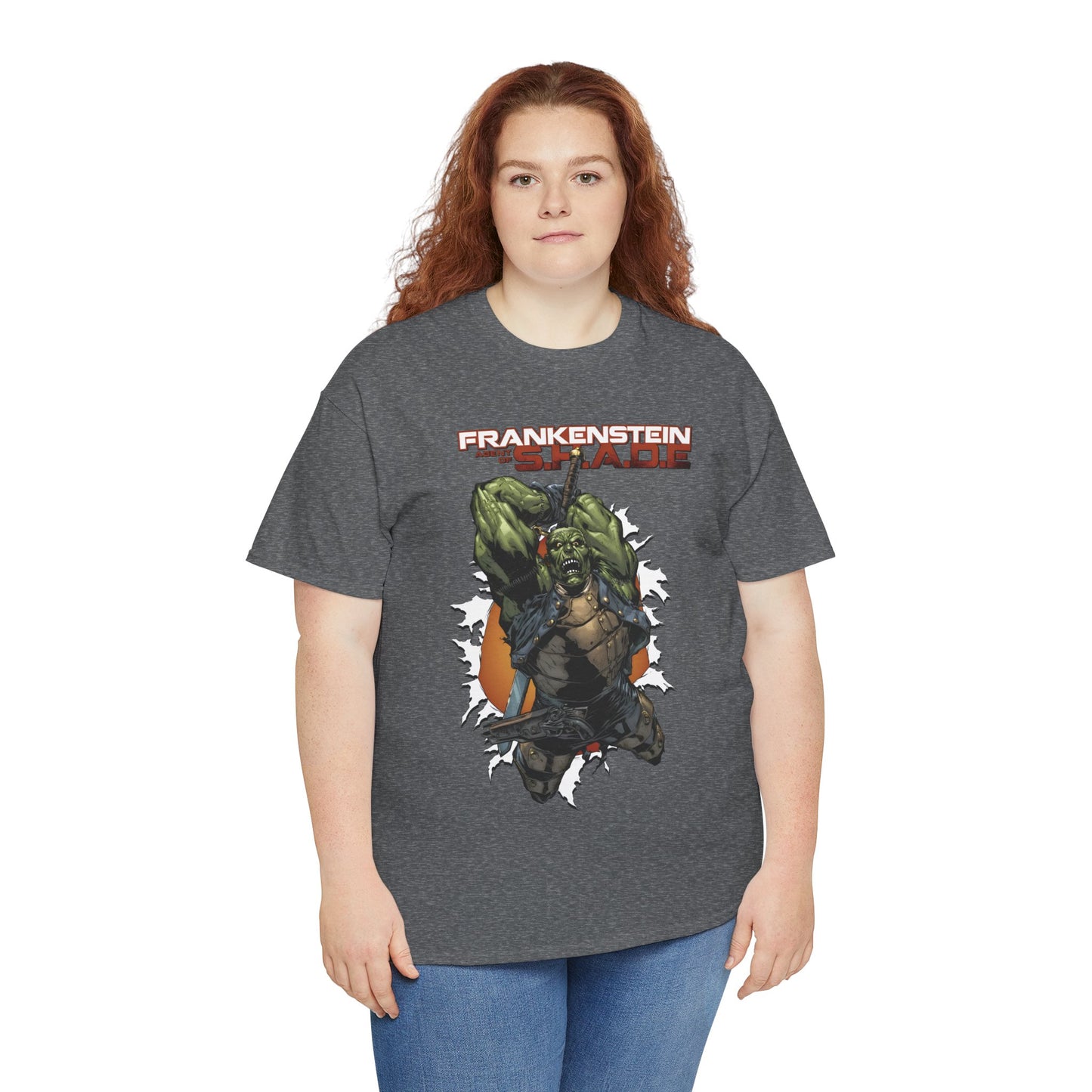 Frankenstein, Agent of SHADE T-Shirt - Alberto Ponticelli Art - New 52 Series - DC Comics