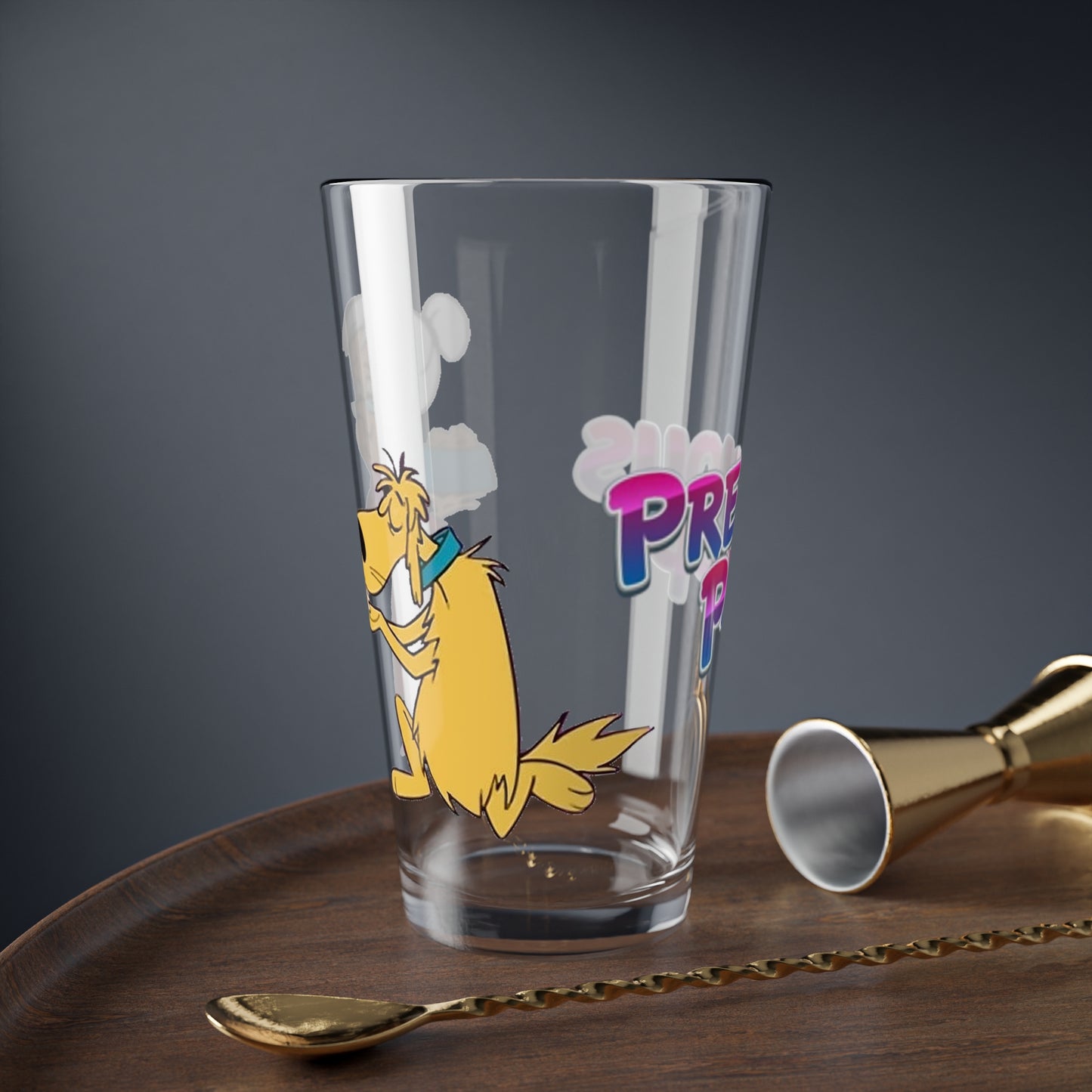 Precious Pupp Glass, 16oz - Hanna-Barbera Cartoon 1960s TV - Granny Sweet - Animated Classic