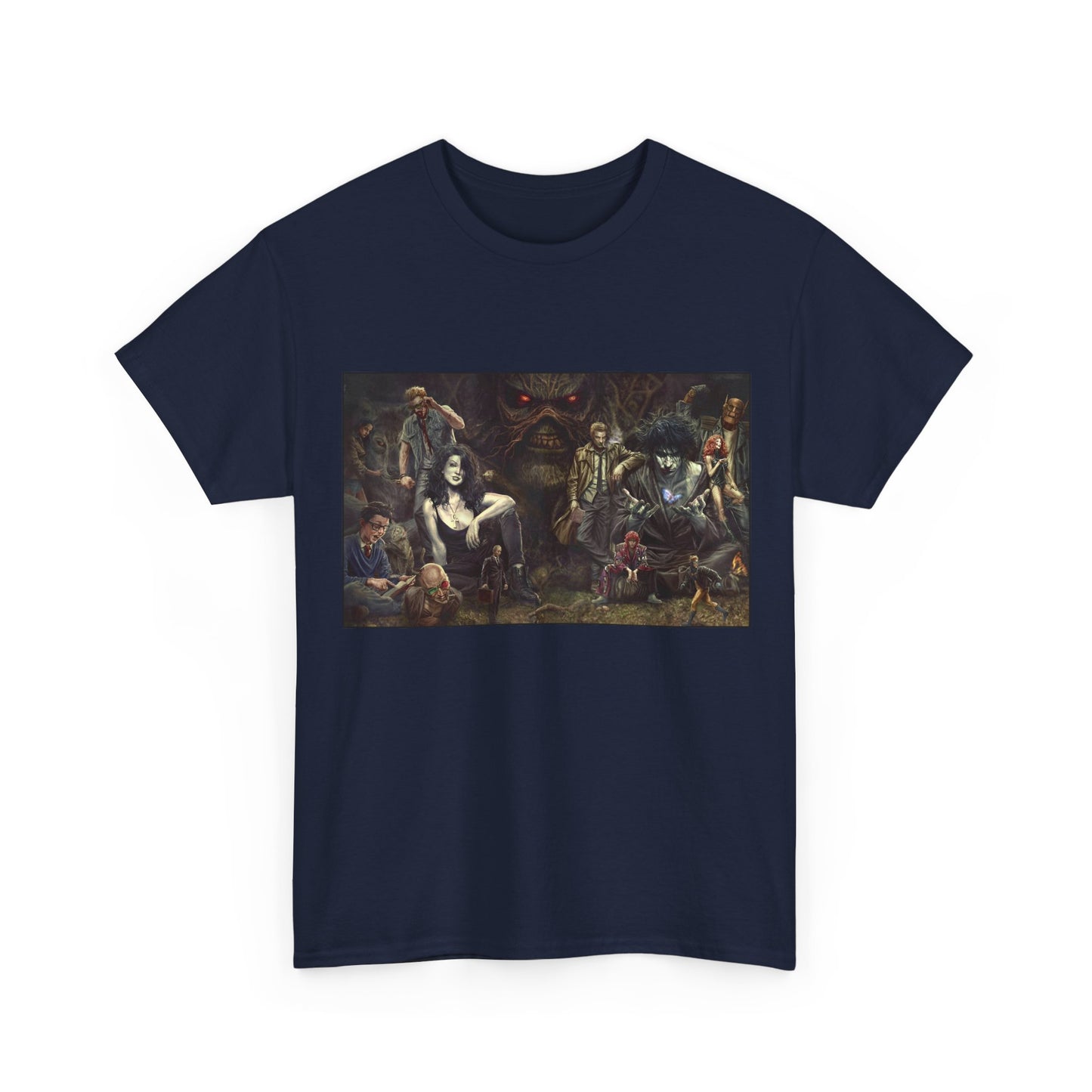 Vertigo Poster T-Shirt - Lee Bermejo Art - Swamp Thing, Sandman, Death, Spider Jerusalem, Shade - DC Comics