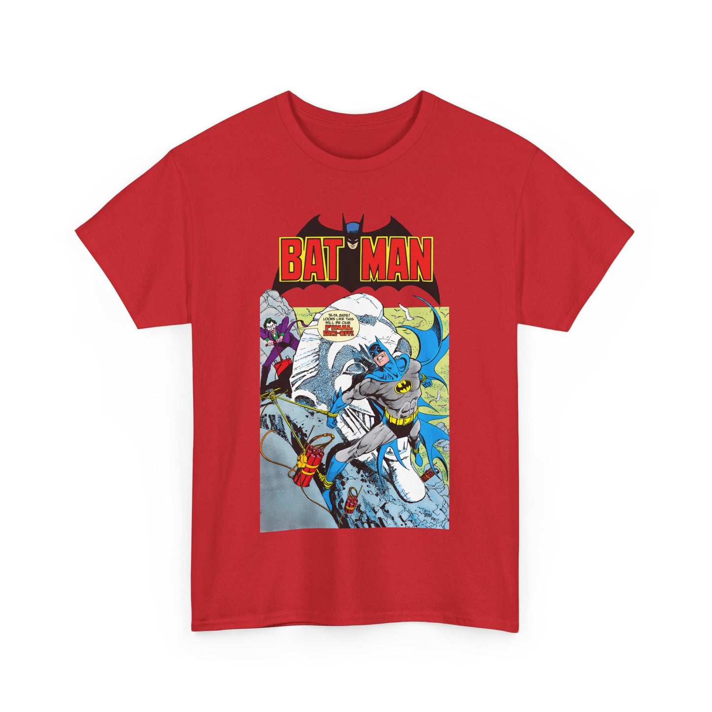 Batman T-Shirt - José Luis García-López Art - Joker - #353 Cover Art - Batman Strapped to Mount Rushmore - Amazing Bronze Age Art