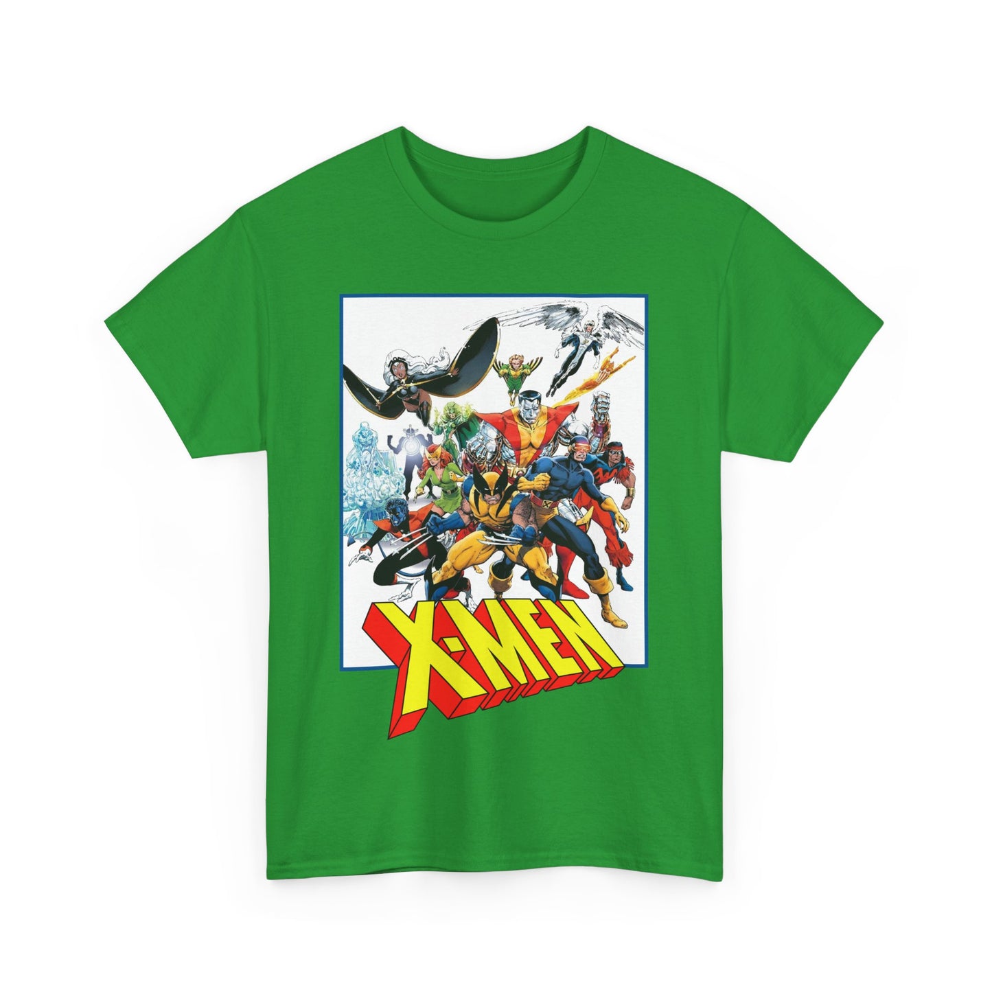 X-Men T-Shirt - Classic Arthur Adams Art - Marvel Comics - Wolverine, Colossus, Storm, Cyclops, Nightcrawler, Iceman