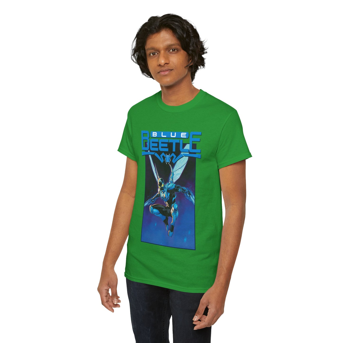 Blue Beetle T-Shirt - Dan Mora Art - DC Comics Character - Jaime Reyes