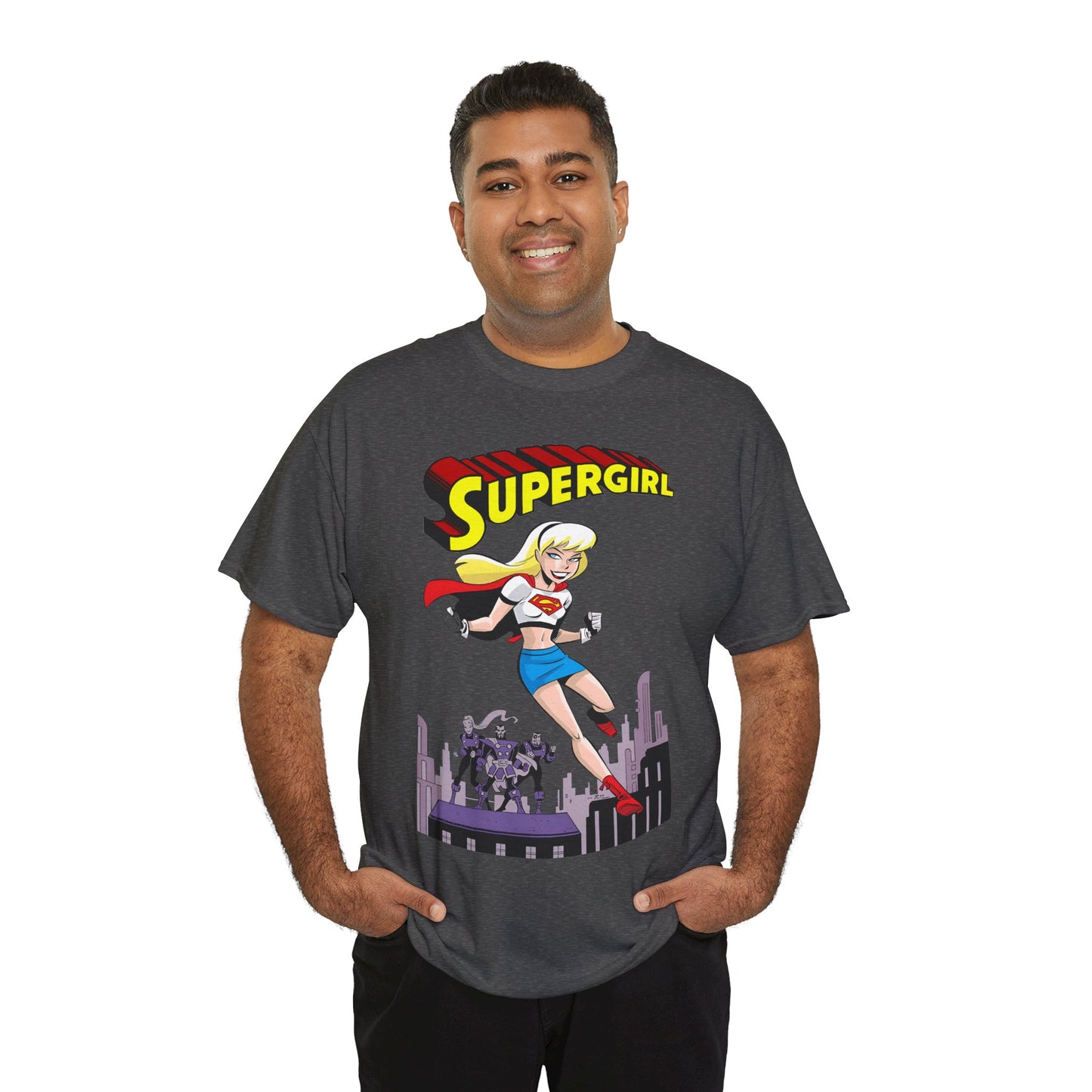 Supergirl T-Shirt - Bruce Timm Art - DC Comics Animated Series 1990s - Kara, Superman's Cousin