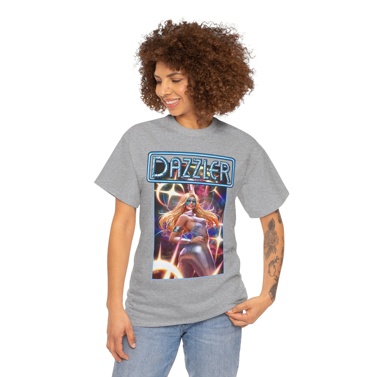 Dazzler T-Shirt - Derrick Chew Art - Alison Blaire - Mutant Pop Star - X-Men Member - Marvel Comics