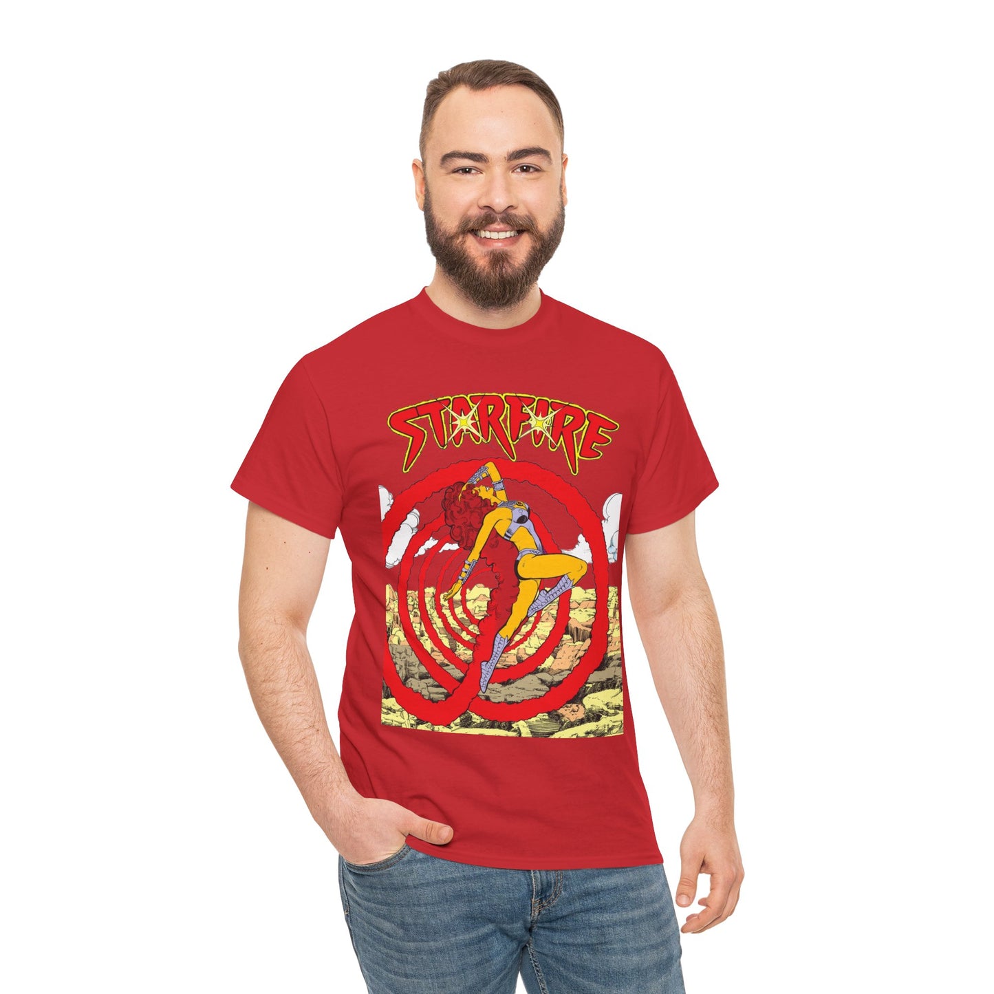 Starfire T-Shirt - George Perez Art - New Teen Titans Member - DC Comics - Koriand'r, Princess from Tamaran