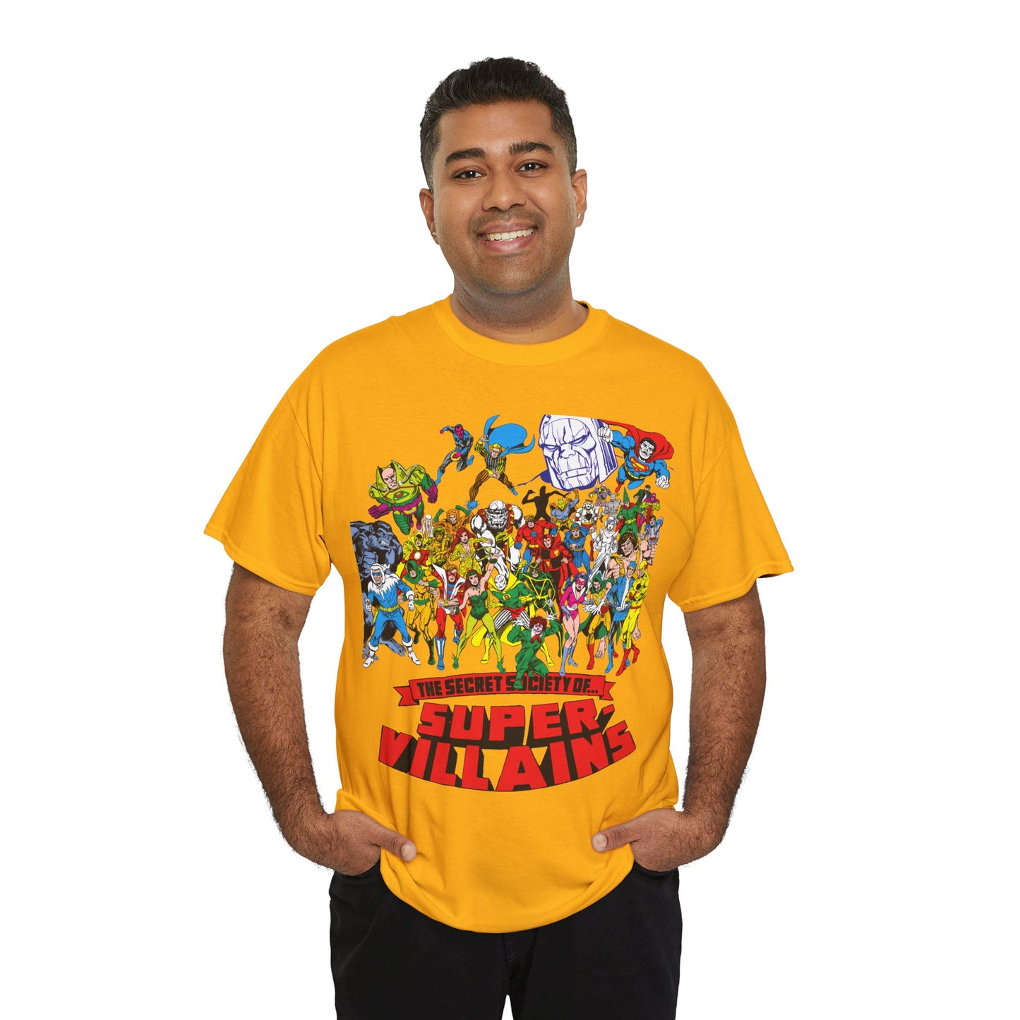 Secret Society of Super-Villains T-Shirt - DC Comics - SSOSV - Luthor, Grodd, Darkseid, Sinestro, Poison Ivy, Mirror Master
