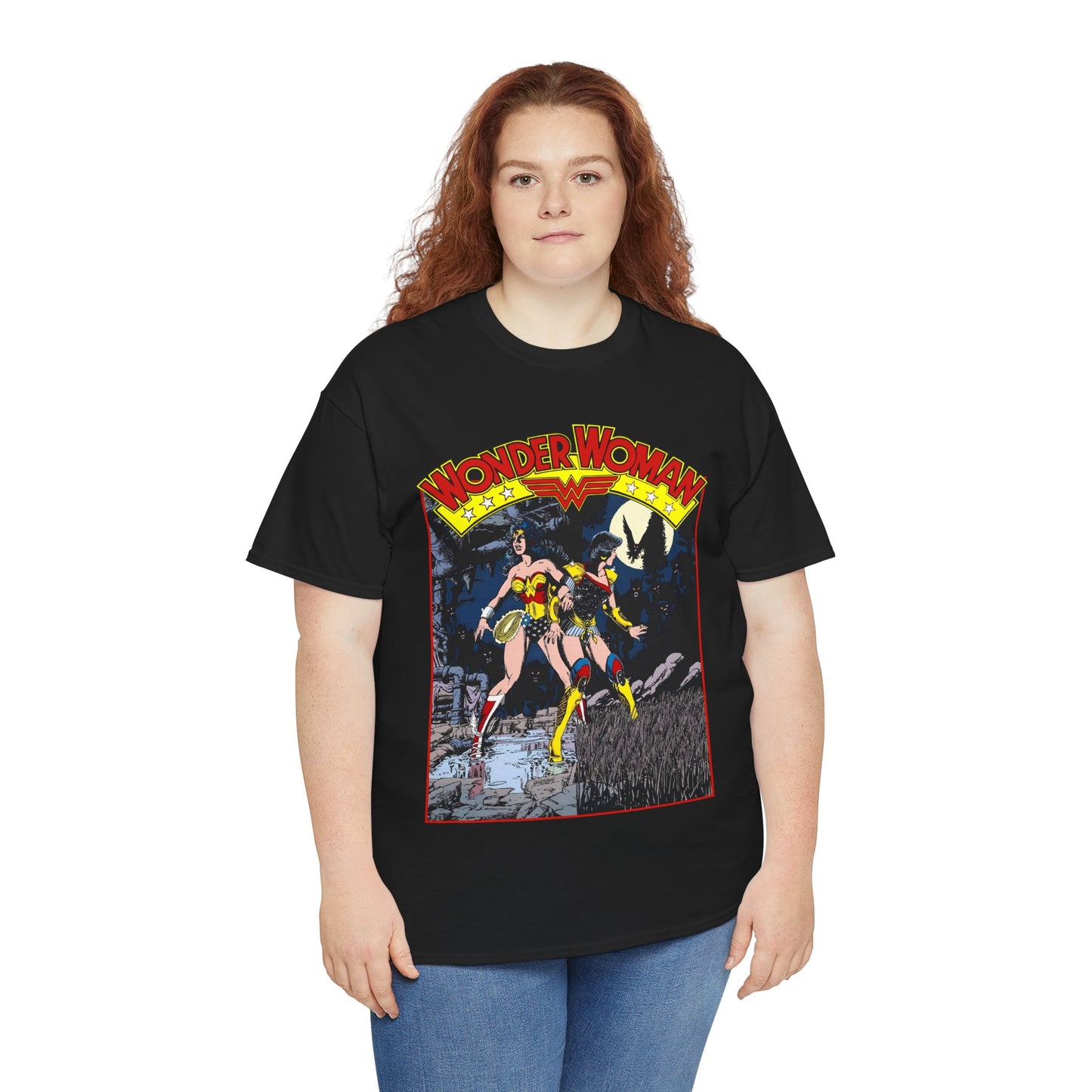 Wonder Woman & Troia T-Shirt - George Perez Art - Wonder Girl, Donna Troy - Themyscira, Paradise Island - DC Comics