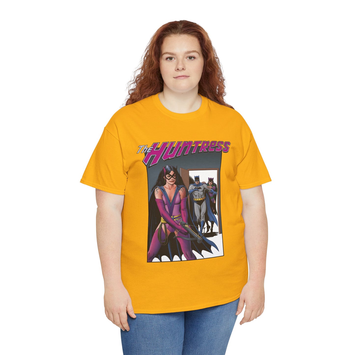 Huntress Shirt - Brian Bolland Art - Helena Wayne, Batman and Catwoman's Daughter - JSA Member, Earth 2 - DC Comics
