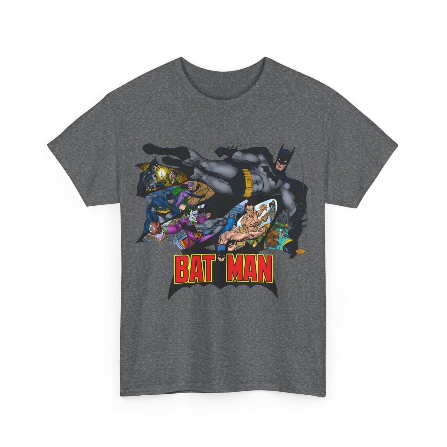 Batman T-Shirt - John Byrne Art - Joker, Catwoman, Ra's al Ghul, Talia - DC Comics - The Batcave