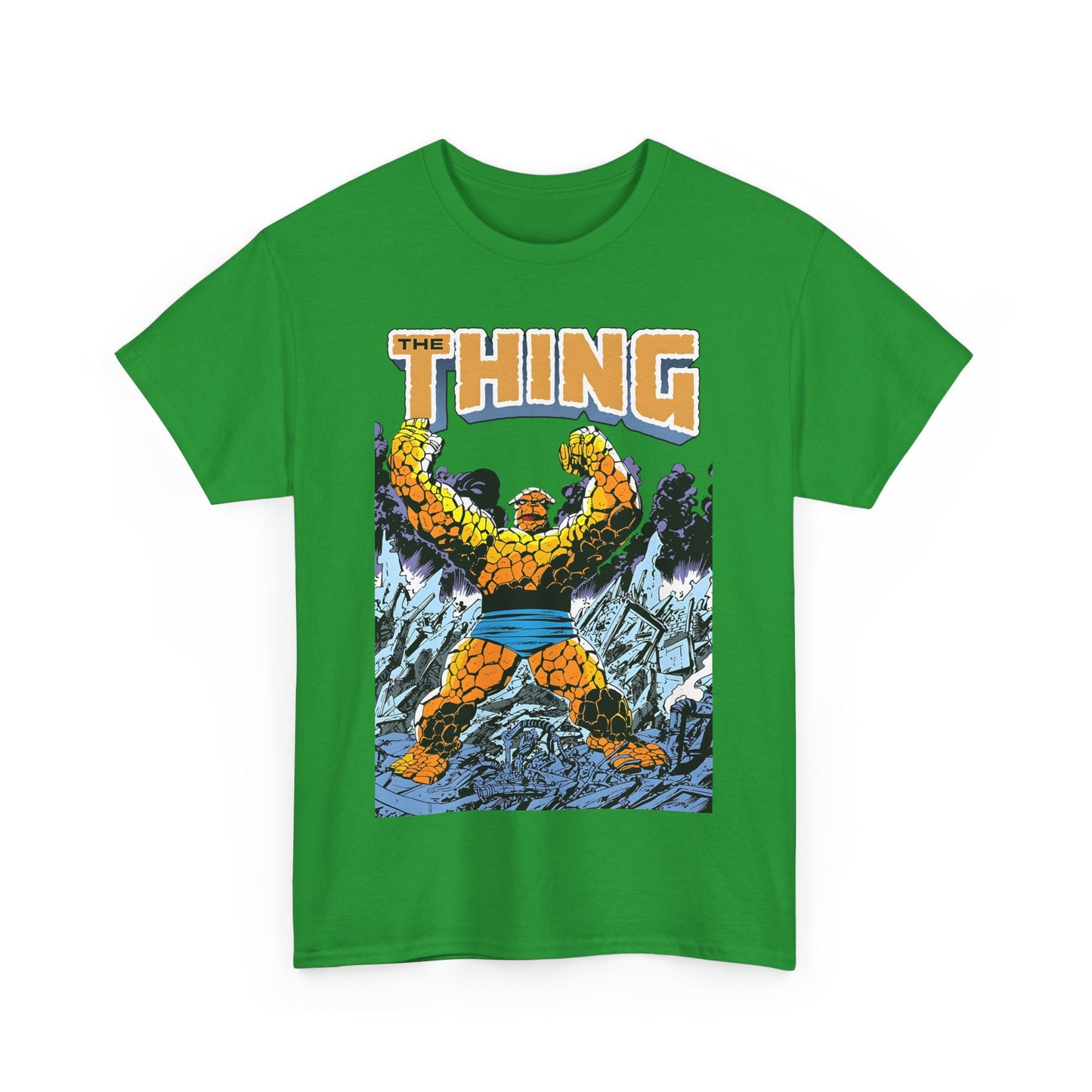 The Thing T-Shirt - John Byrne Art - Member of the Fantastic Four - Marvel Comics 1980s - Ben Grimm