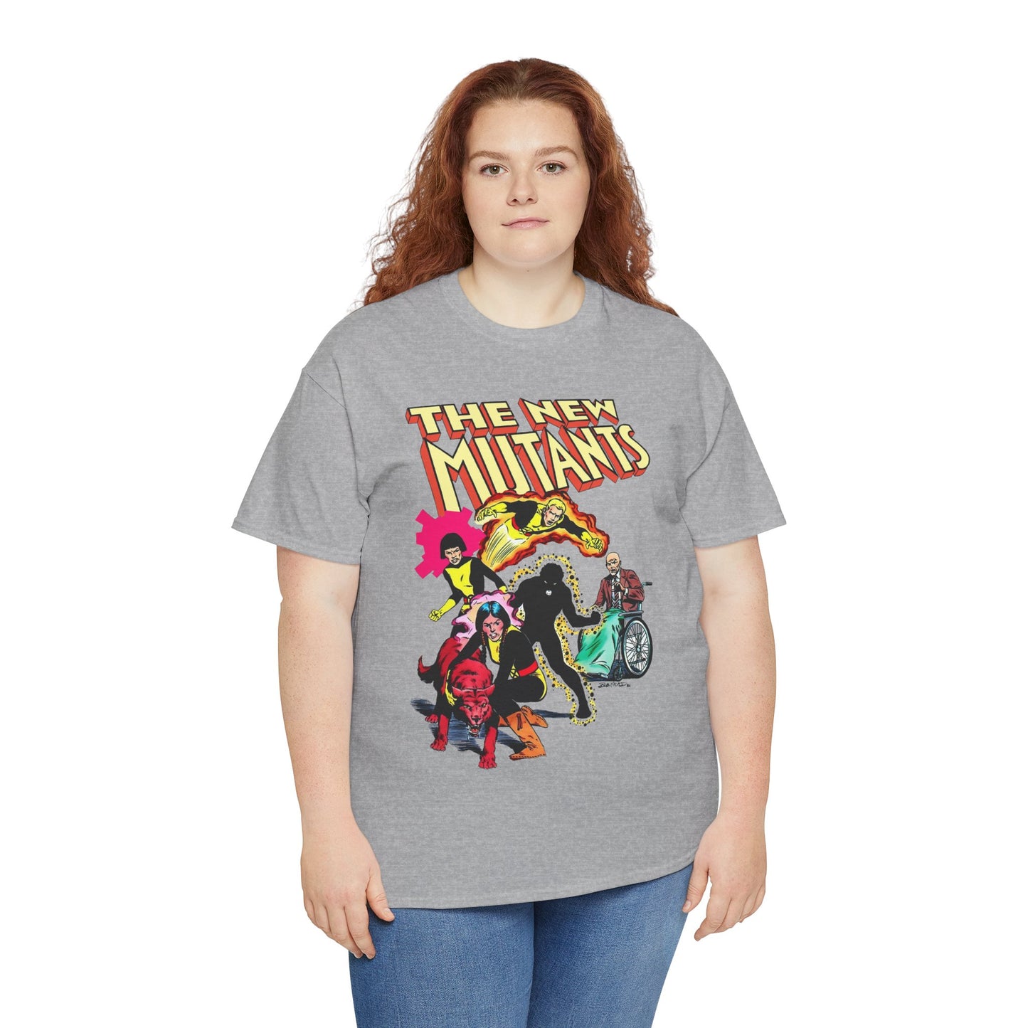 New Mutants T-Shirt - Sunspot, Cannonball, Mirage, Karma, Danni Moonstar - X-Men Characters - Marvel Comics - Mutant Students - Professor X