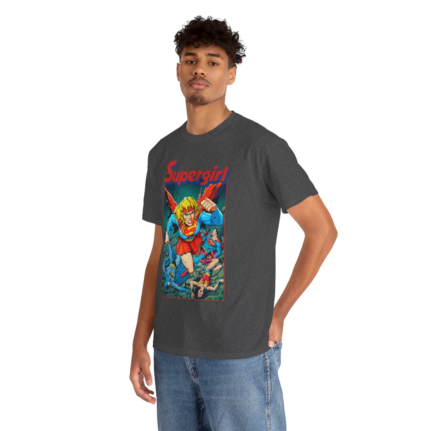Supergirl T-Shirt - Tom Grummett Art - Crisis on Infinite Earths - Classic DC Comics Series - Death of Supergirl
