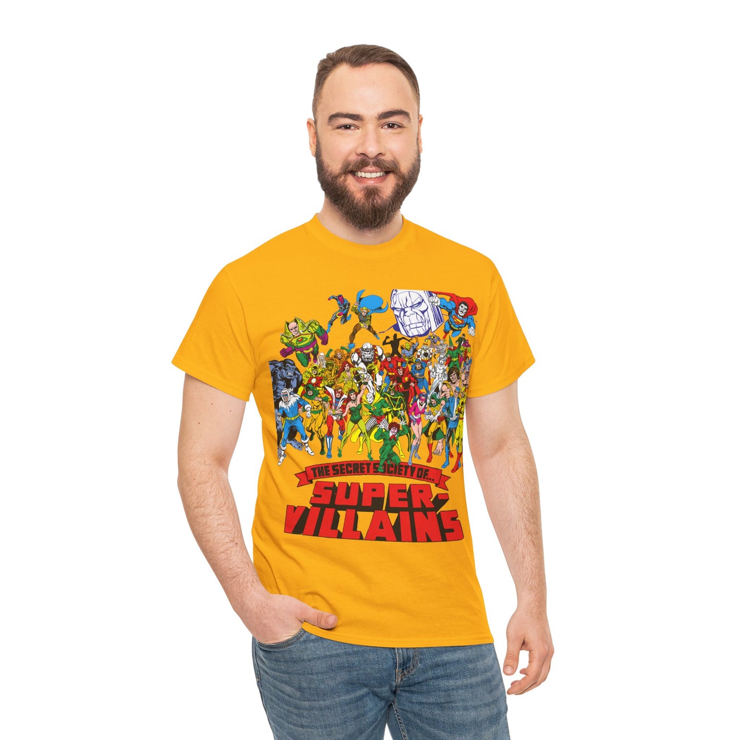 Secret Society of Super-Villains T-Shirt - DC Comics - SSOSV - Luthor, Grodd, Darkseid, Sinestro, Poison Ivy, Mirror Master