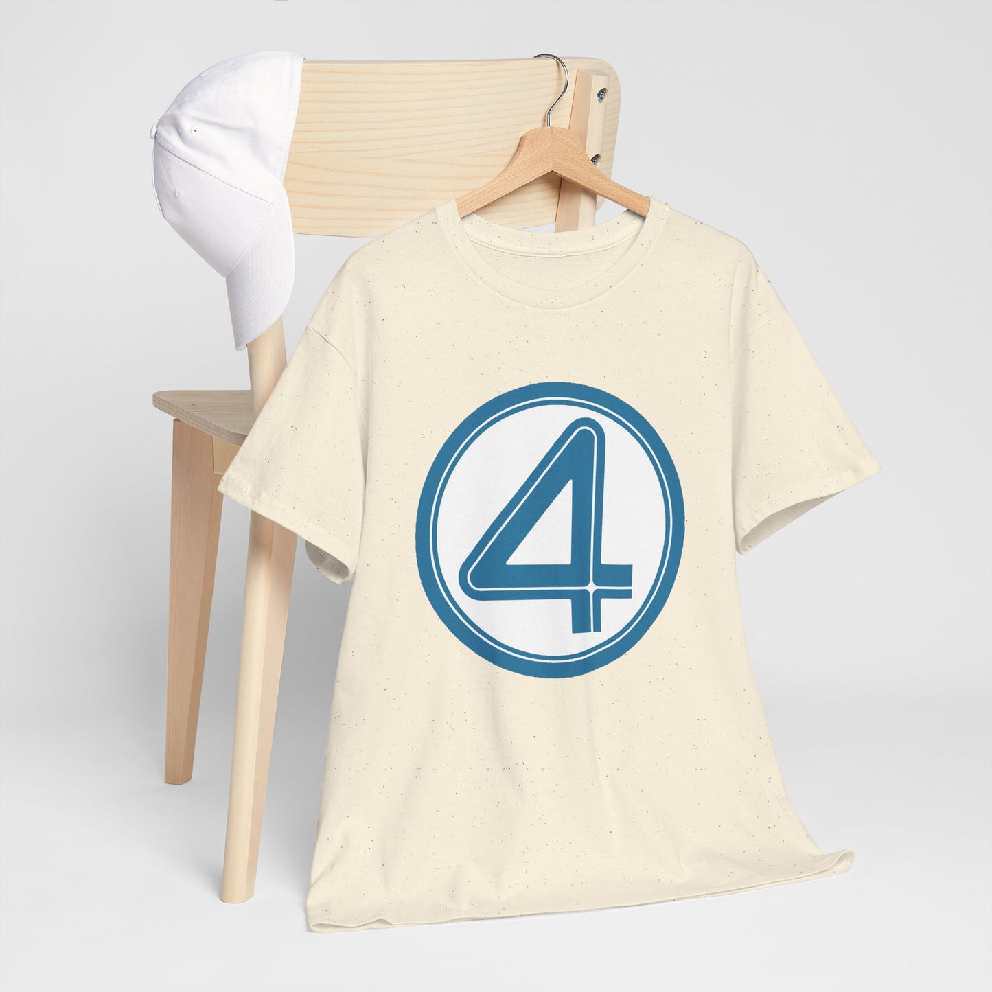 Fantastic Four Logo T-Shirt - New Marvel Movie 2025 - MCU - Pedro Pascal - 4 - Marvel Comics - Reed Richards