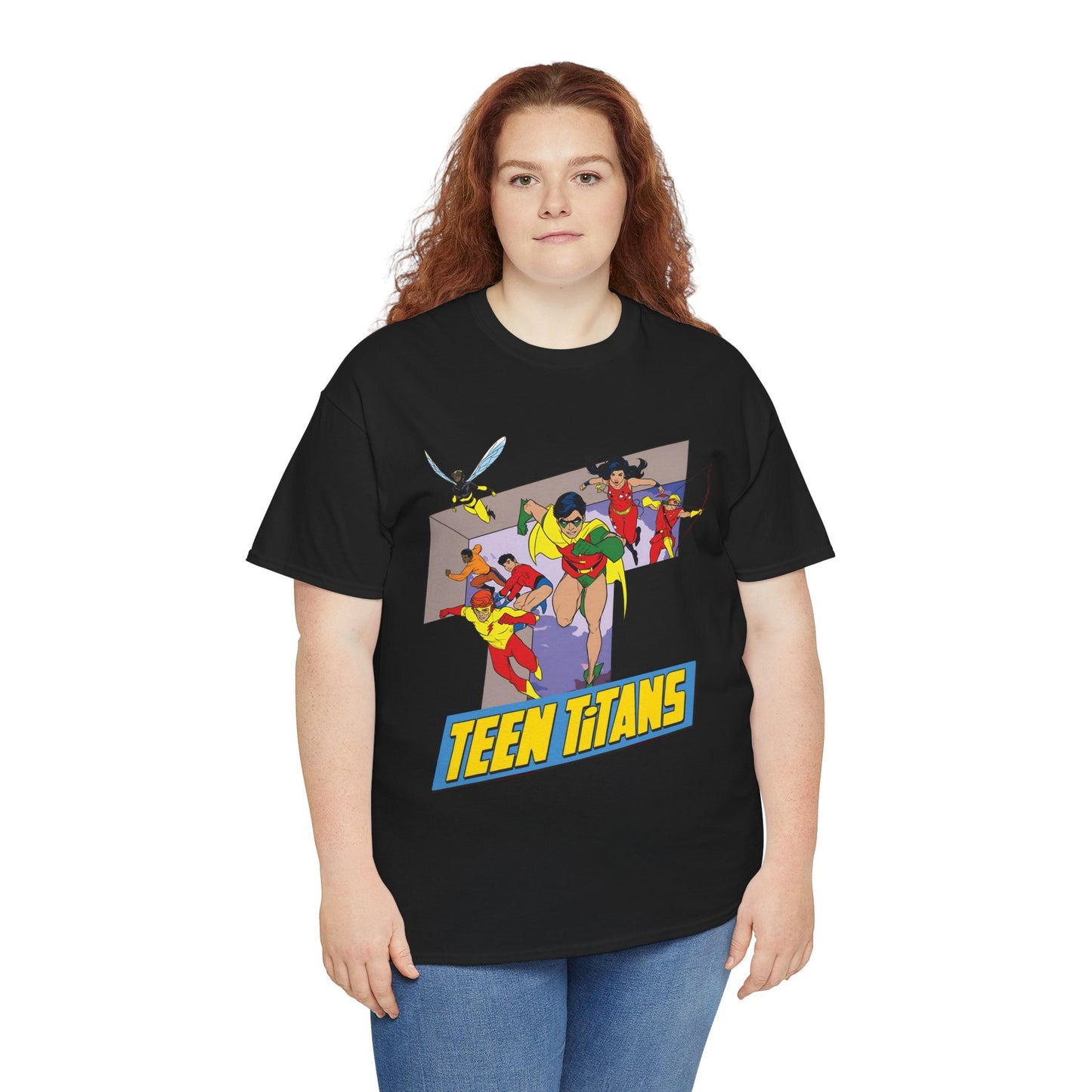 Teen Titans T-Shirt - Robin, Wonder Girl, Kid Flash, Speedy, Bumblebee, Mal, Aqualad - DC Comics