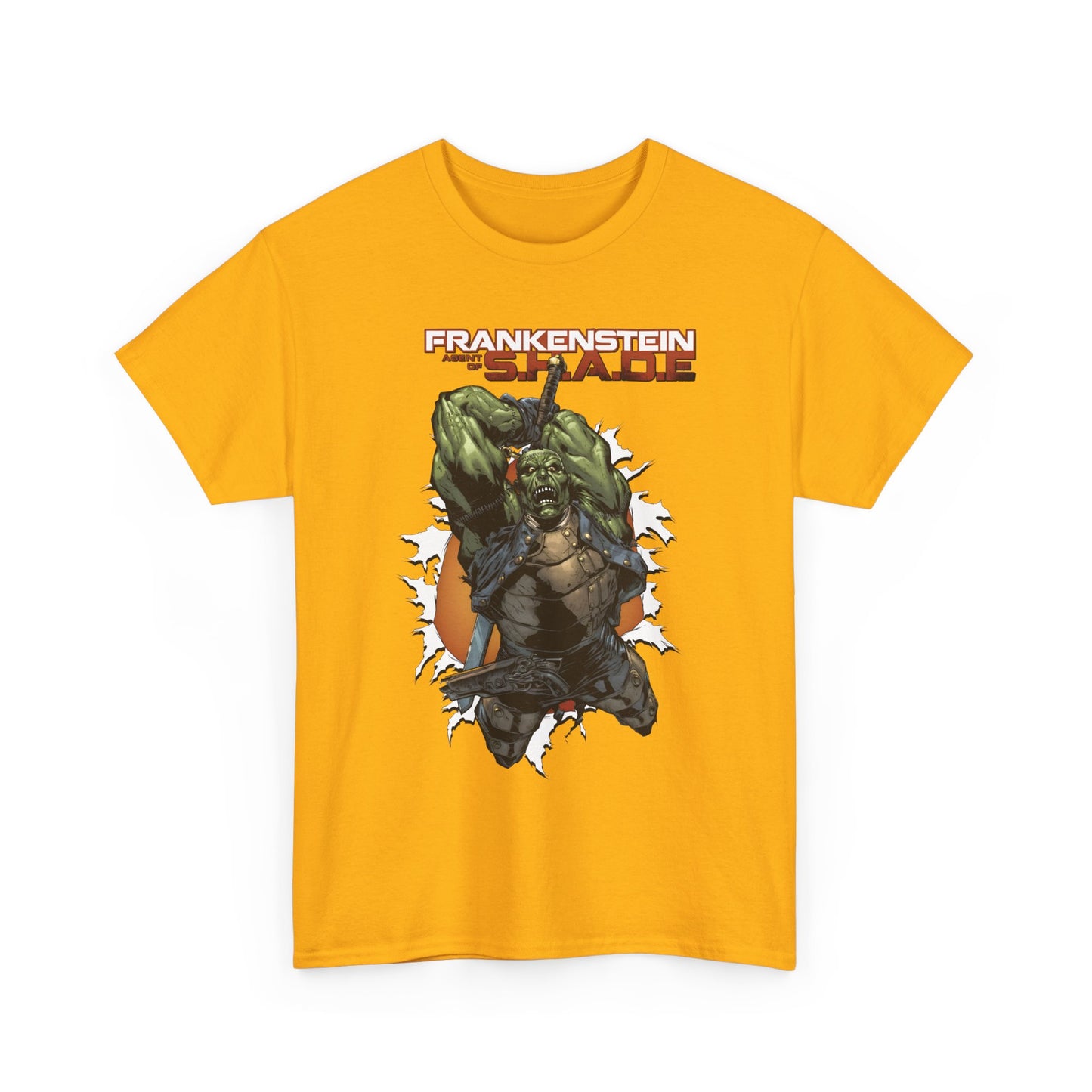 Frankenstein, Agent of SHADE T-Shirt - Alberto Ponticelli Art - New 52 Series - DC Comics