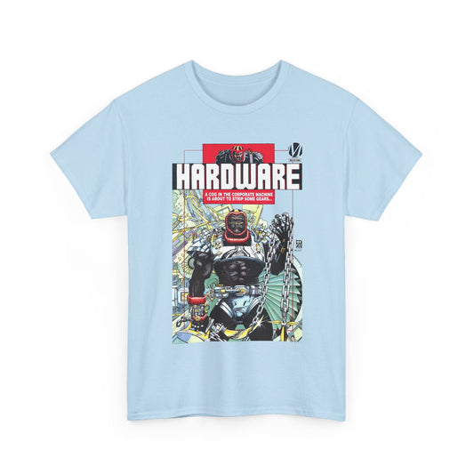 Hardware T-Shirt - Denys Cowan Art - Curtis Metcalf Vs Edwin Alva - Milestone Media - DC Comics