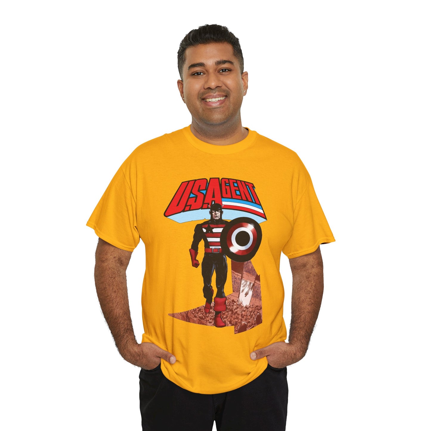 US Agent T-Shirt - Phil Jimenez Art - John Walker - Captain America Character - Marvel Comics