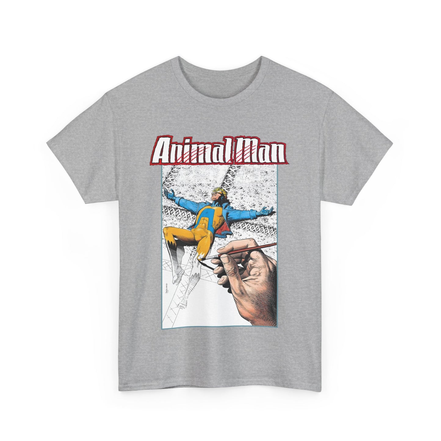 Animal Man T-Shirt - Brian Bolland Art - Buddy Baker - DC Comics, Vertigo Comics 1980s Series - Grant Morrison Stories