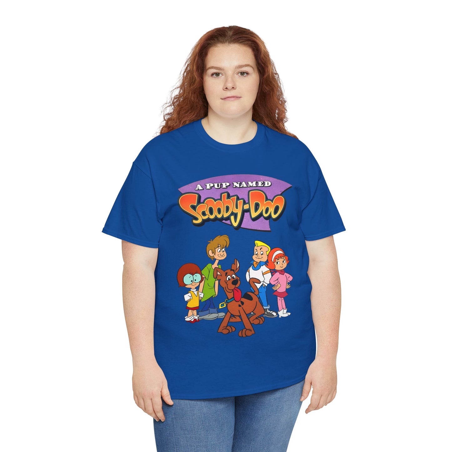 A Pup Named Scooby-Doo T-Shirt - Hanna-Barbera Cartoon TV Series 1990s - Fred, Daphne, Velma, Shaggy