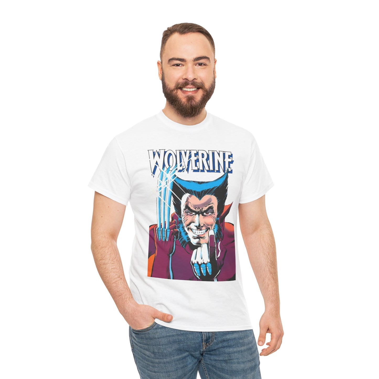 Wolverine T-Shirt - Frank Miller 1982 Cover Art - Marvel Comics - X-Men Member, Logan - Classic Mini-Series