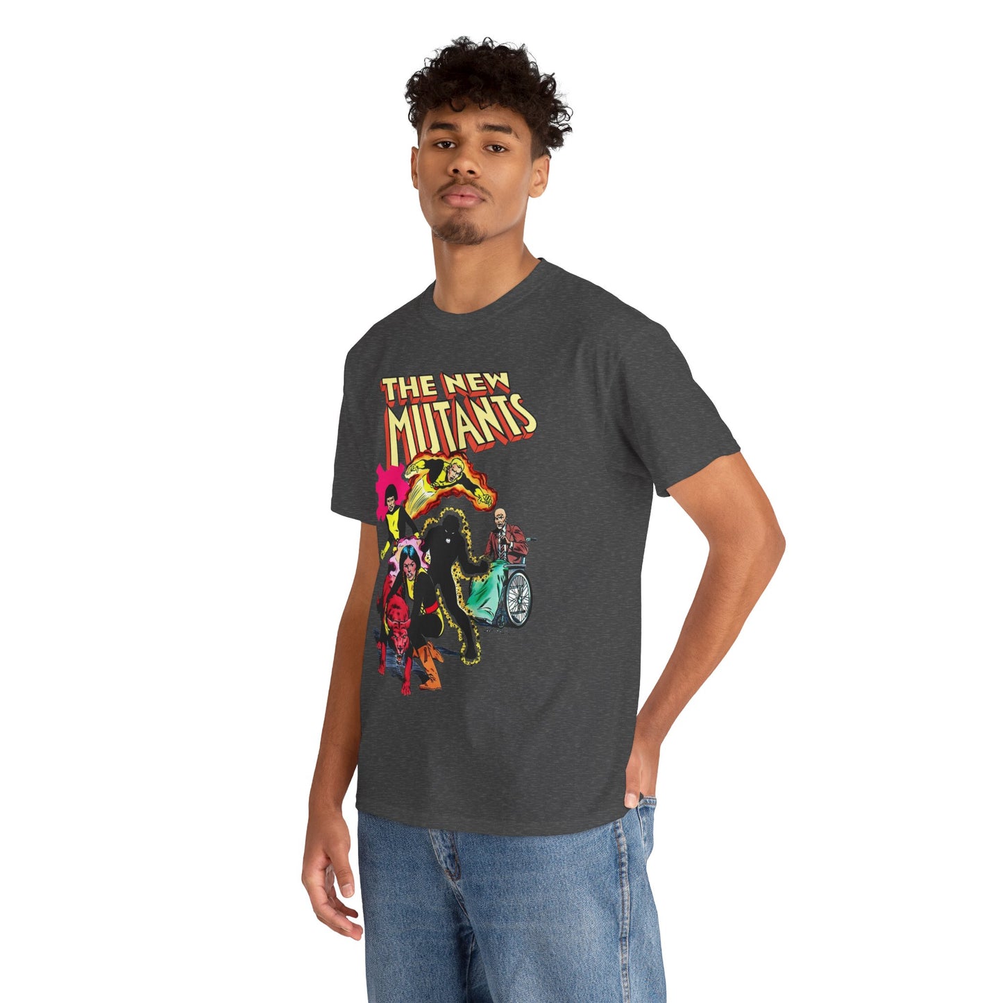 New Mutants T-Shirt - Sunspot, Cannonball, Mirage, Karma, Danni Moonstar - X-Men Characters - Marvel Comics - Mutant Students - Professor X