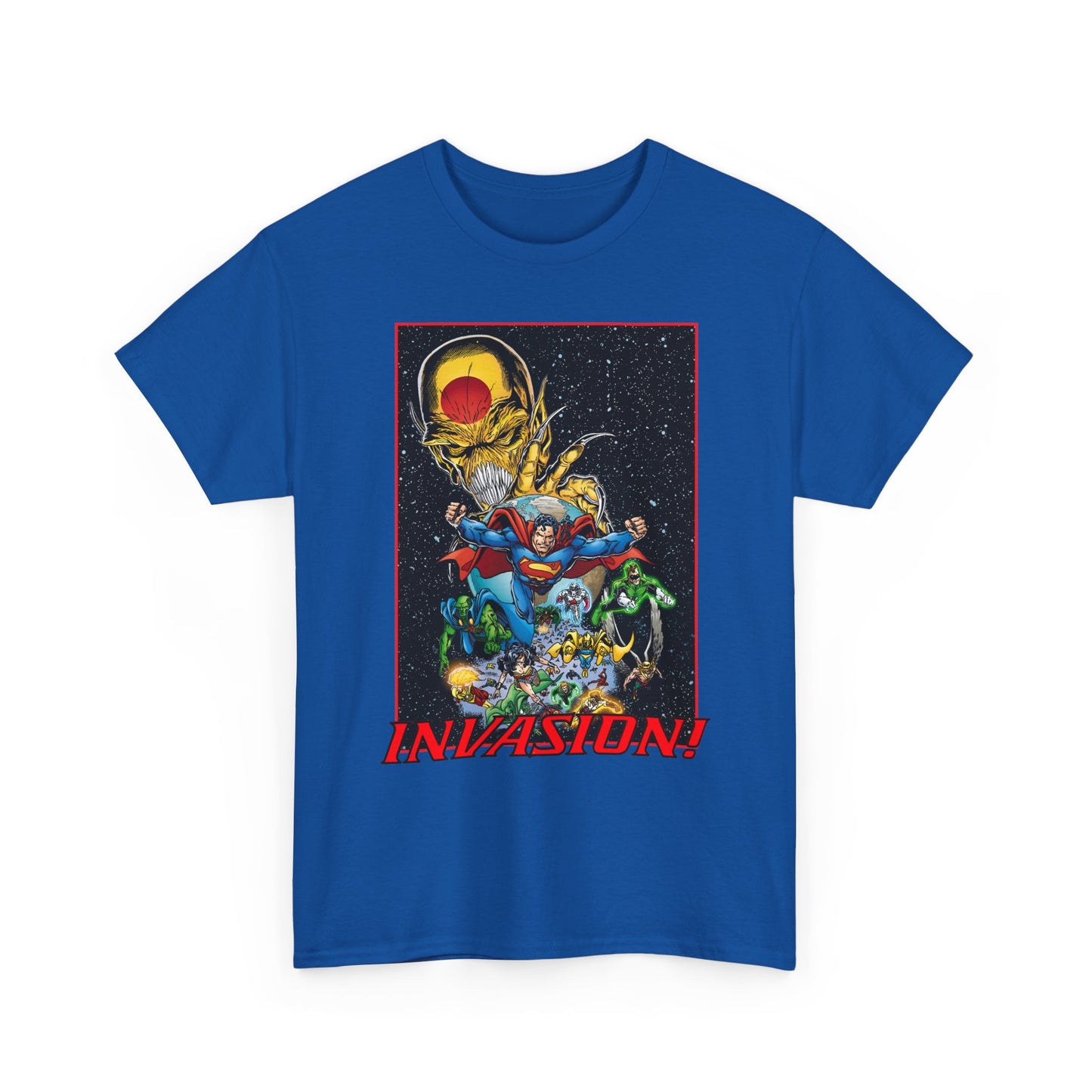 Invasion T-Shirt - Bart Sears Art - DC Comics