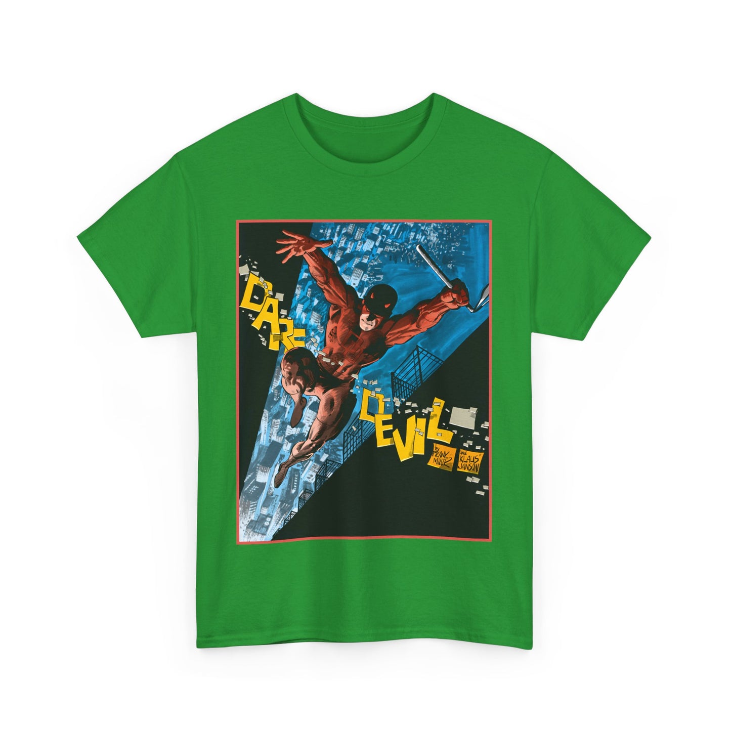 Daredevil T-Shirt - Frank Miller & Klaus Janson Art - The Man With No Fear - Hell's Kitchen - Marvel Comics
