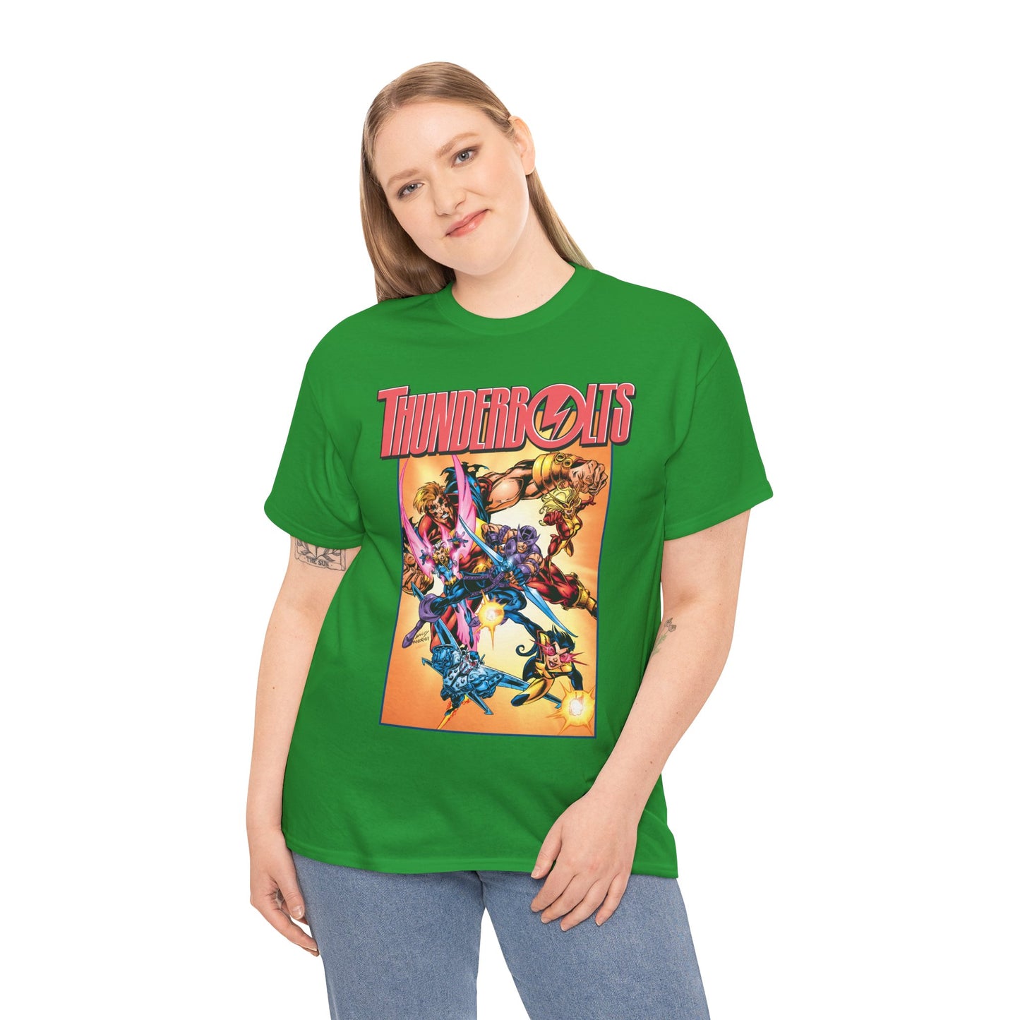 Thunderbolts T-Shirt - Mark Bagley Art - Hawkeye, Songbird - Marvel Comics - Avengers Connection