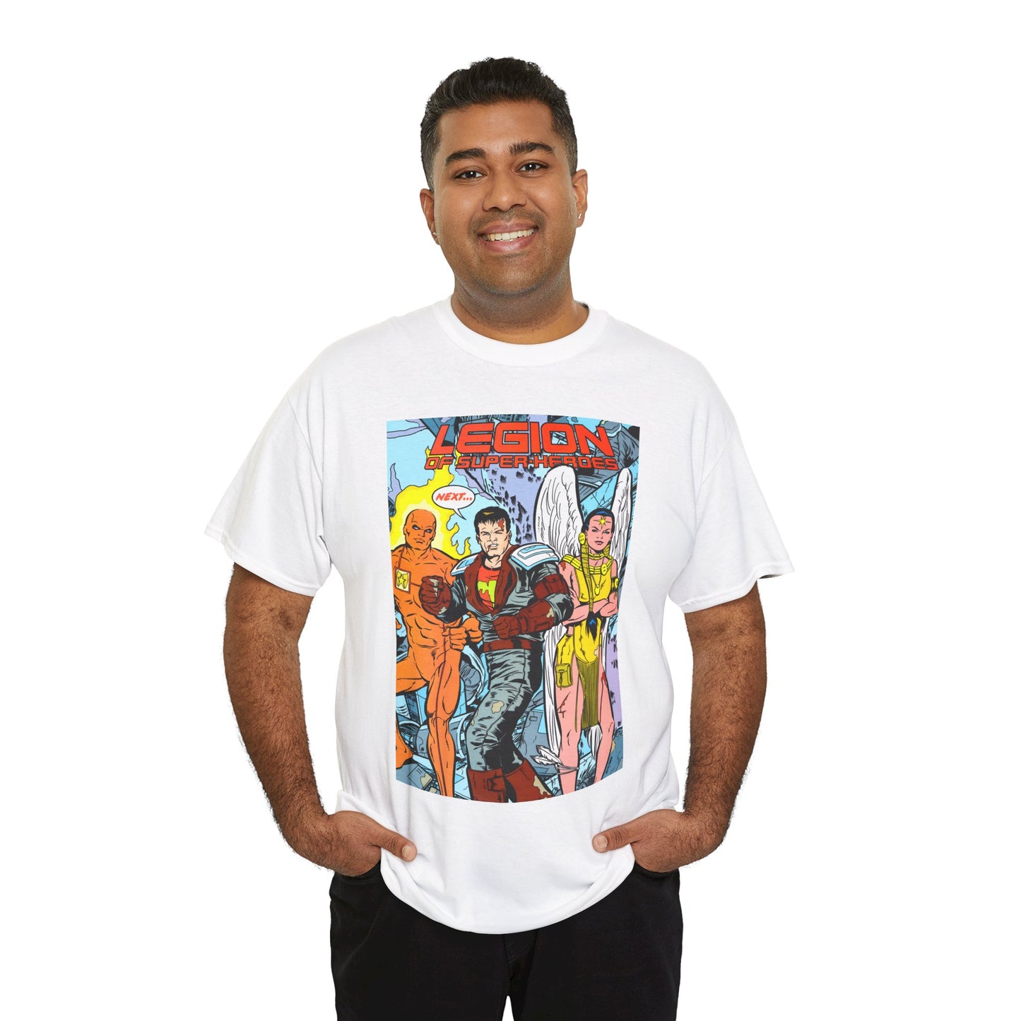 Legion of Super-Heroes #54 T-Shirt - Keith Giffen Art - DC Comics - LOSH