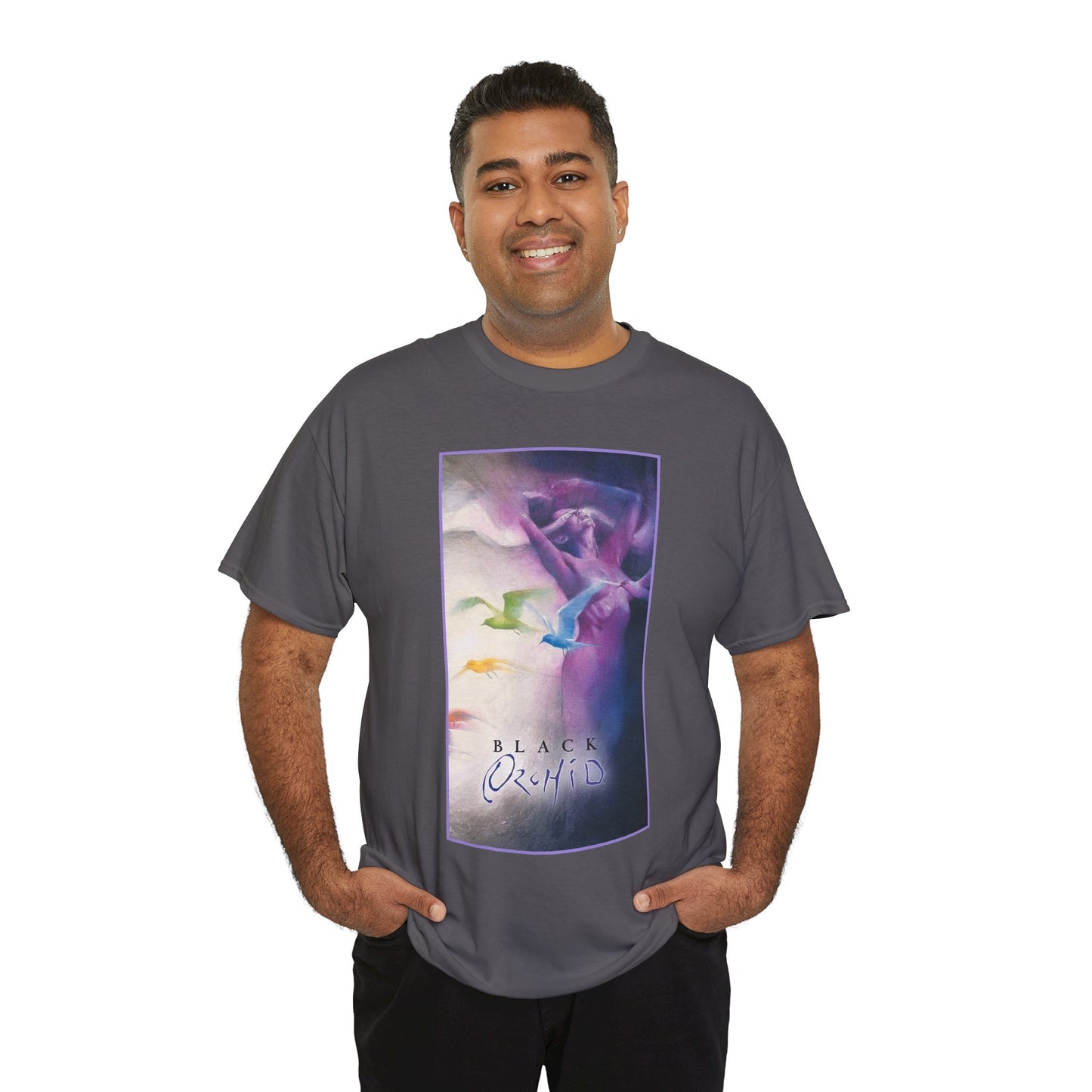 Black Orchid T-Shirt - Dave McKean Art - Susan Linden-Thorne - Neil Gaiman Story - DC Comics, Vertigo Comics