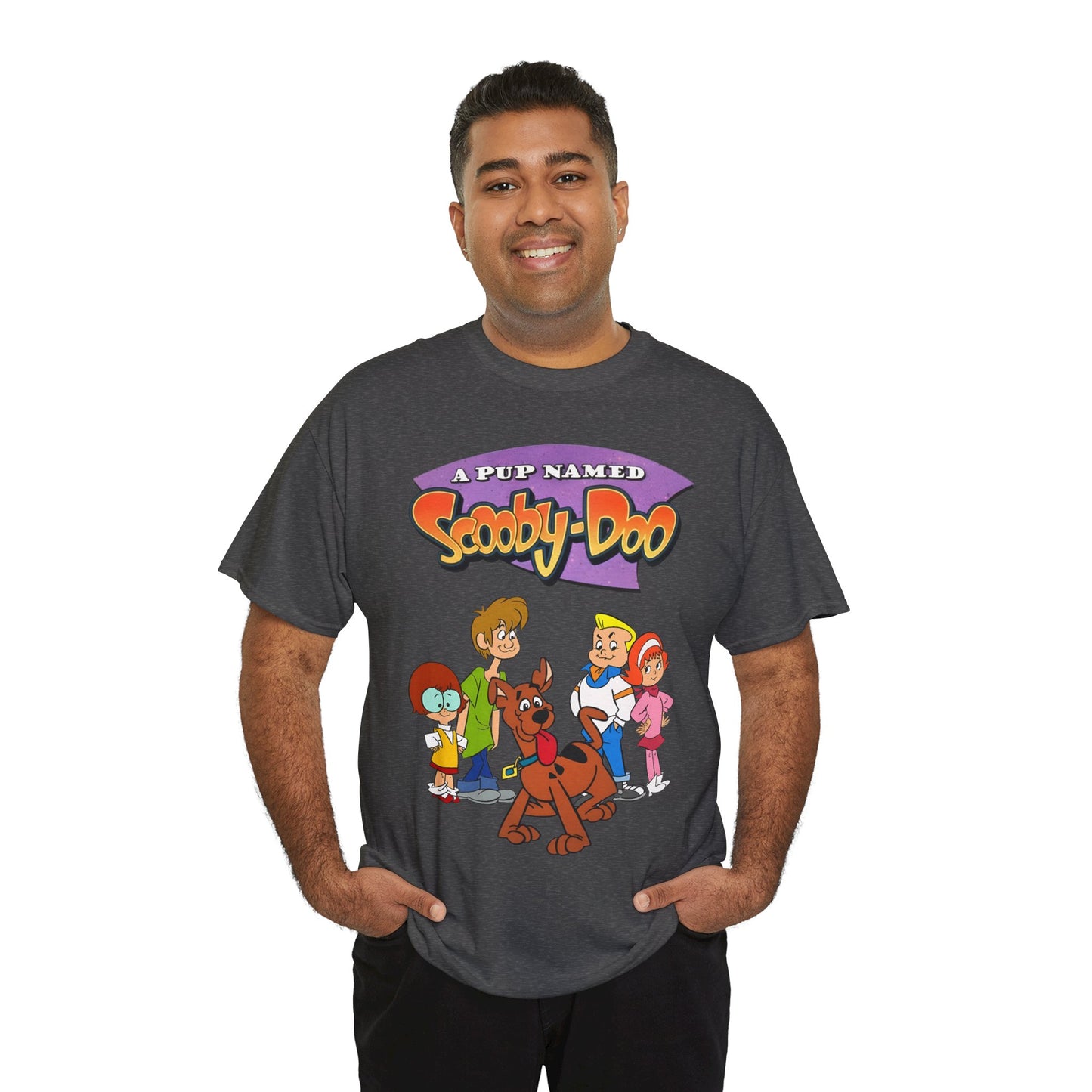 A Pup Named Scooby-Doo T-Shirt - Hanna-Barbera Cartoon TV Series 1990s - Fred, Daphne, Velma, Shaggy