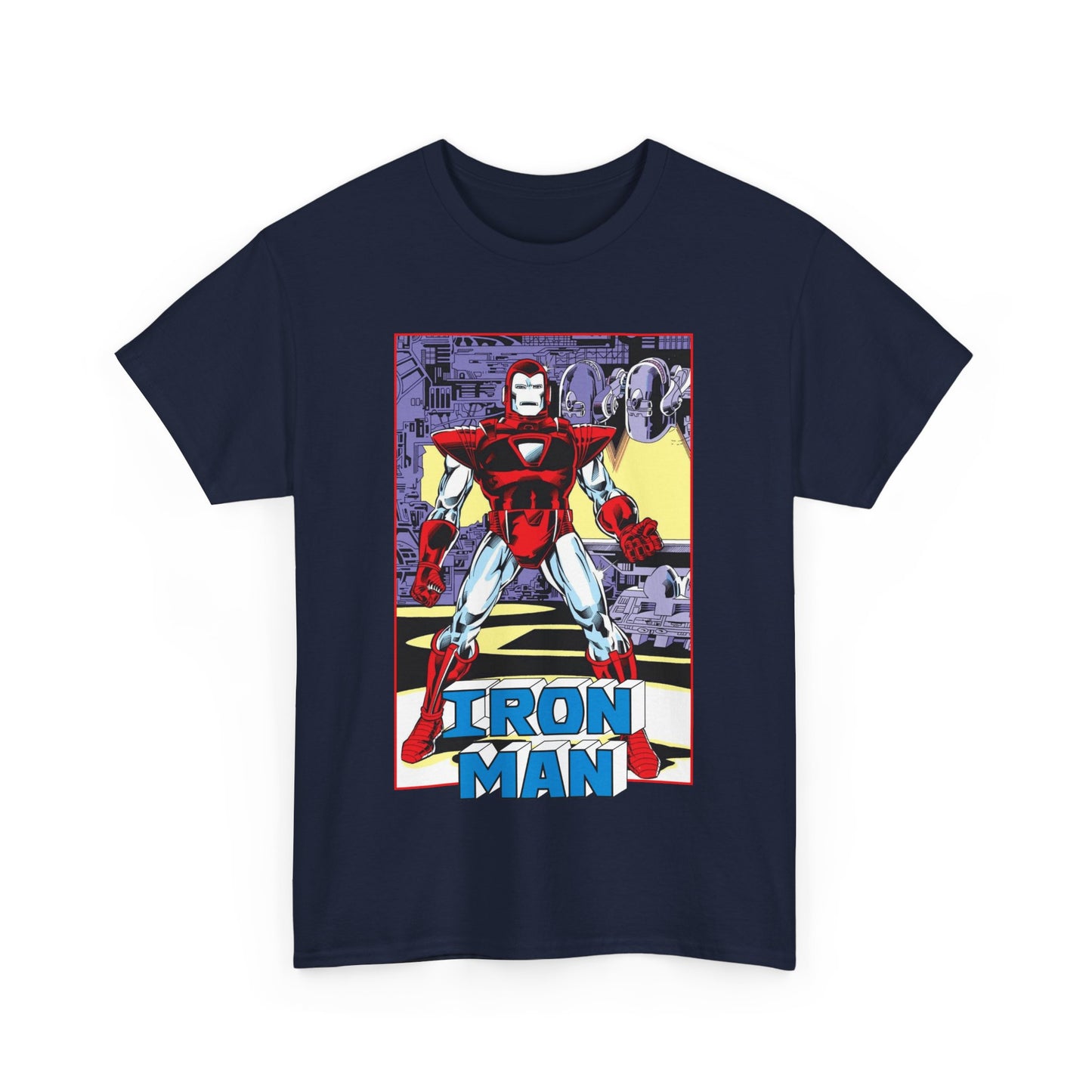 Iron Man T-Shirt - Tony Stark, Stark Industries - Silver Centurion Armor - Marvel Comics