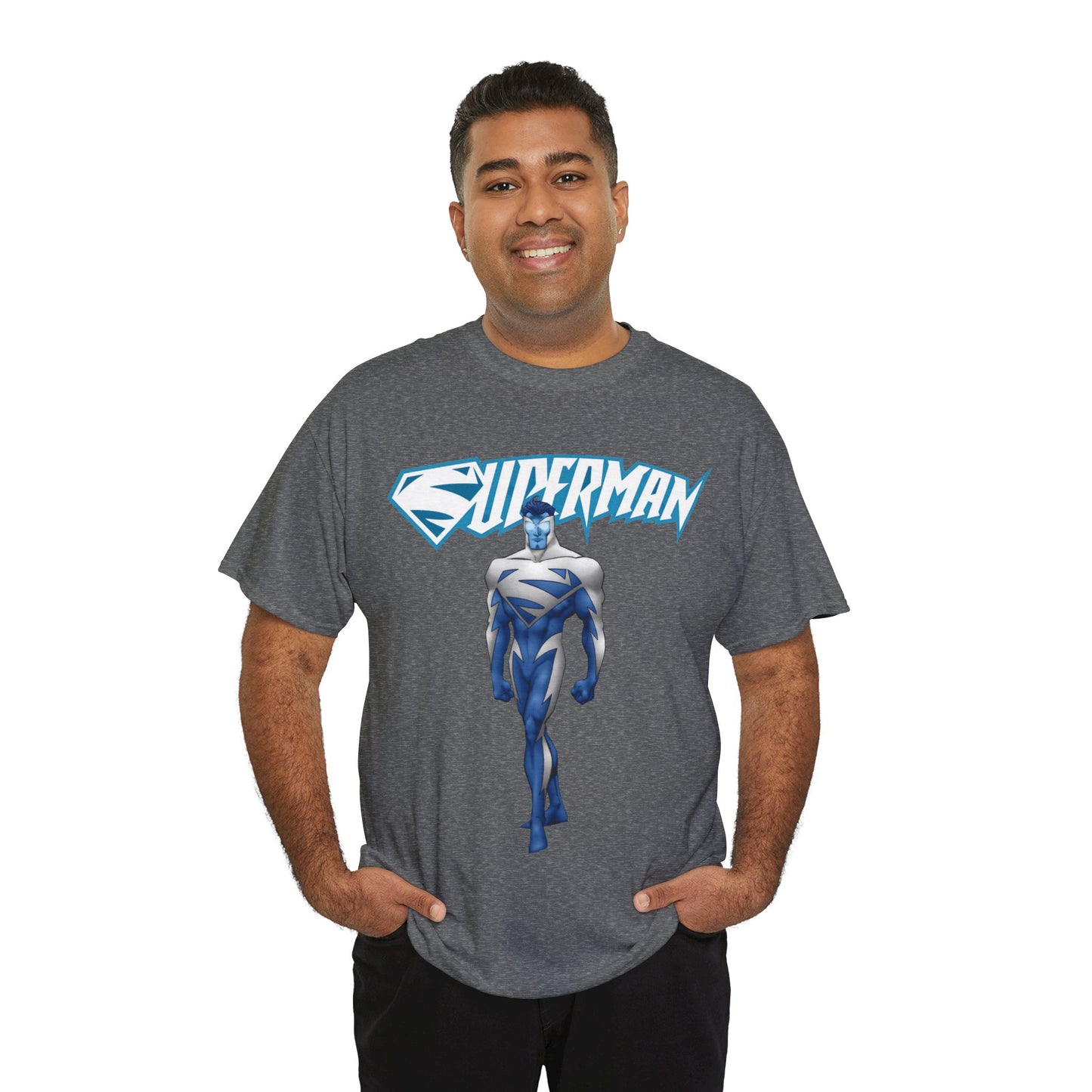Superman T-Shirt - Clark Kent - Man of Steel - DC Comics - Electric Superman 1990s Storyline