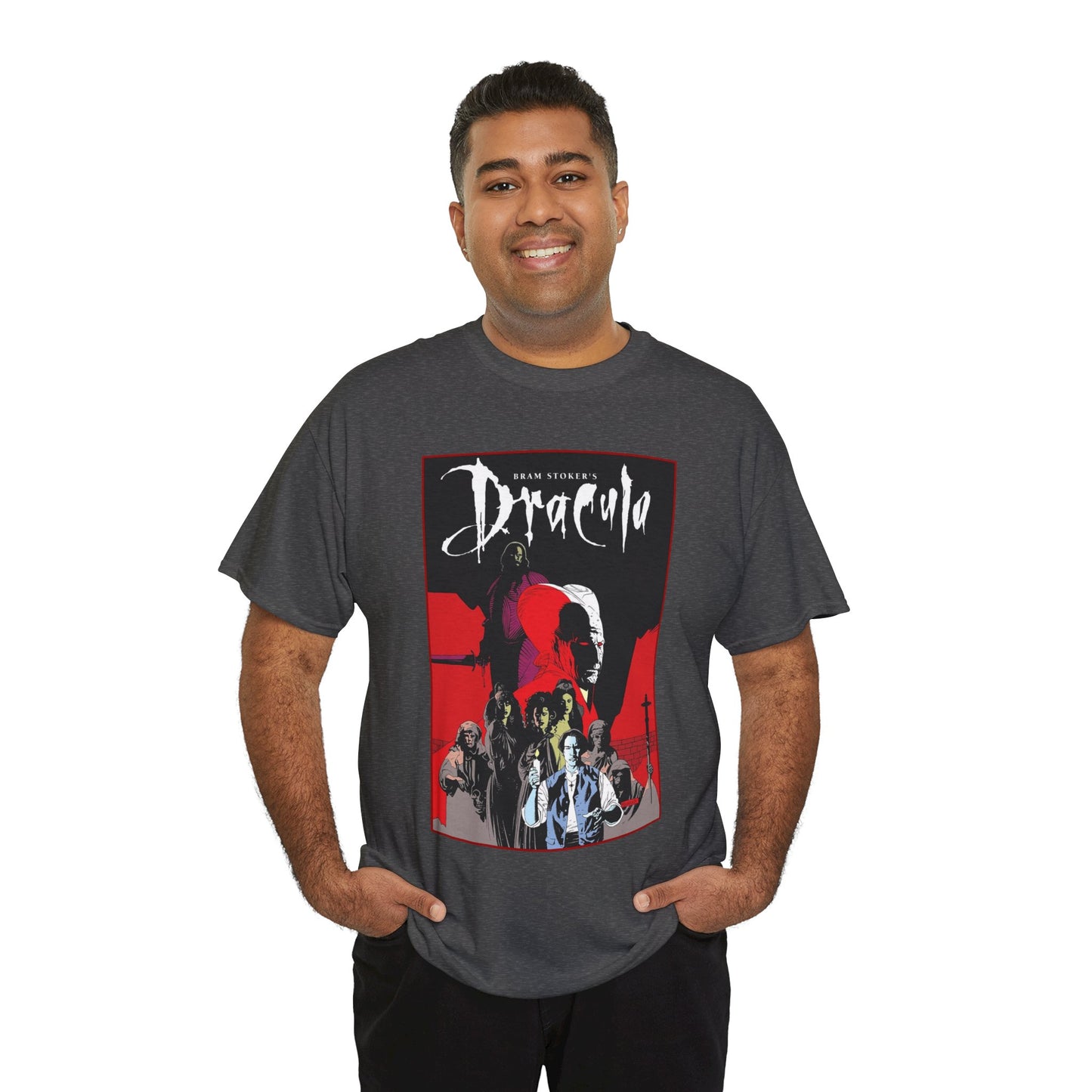 Bram Stoker's Dracula T-Shirt - Mike Mignola Art - Francis Ford Coppola Movie - Mina Murray, Jonathan Harker