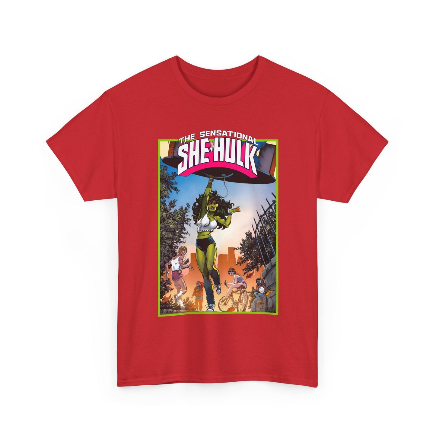 Sensational She-Hulk T-Shirt -John Byrne Poster Art - Jennifer Walters, Hulk's Cousin - Marvel Comics