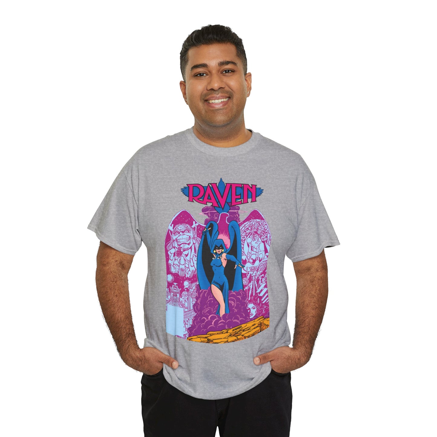 Raven T-Shirt - George Perez Art - New Teen Titans - Trigon, Azarath - DC Comics