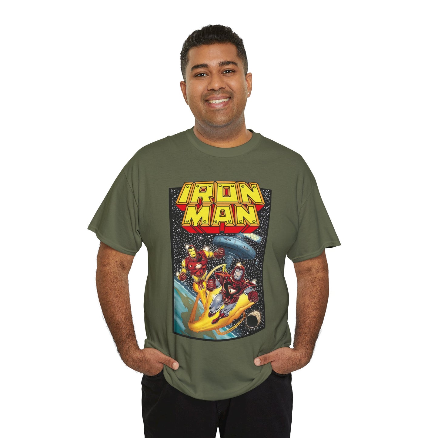 Iron Man T-Shirt - Mark D Bright Art - Armor Wars - War Machine - Tony Stark & James Rhodes - Marvel Comics
