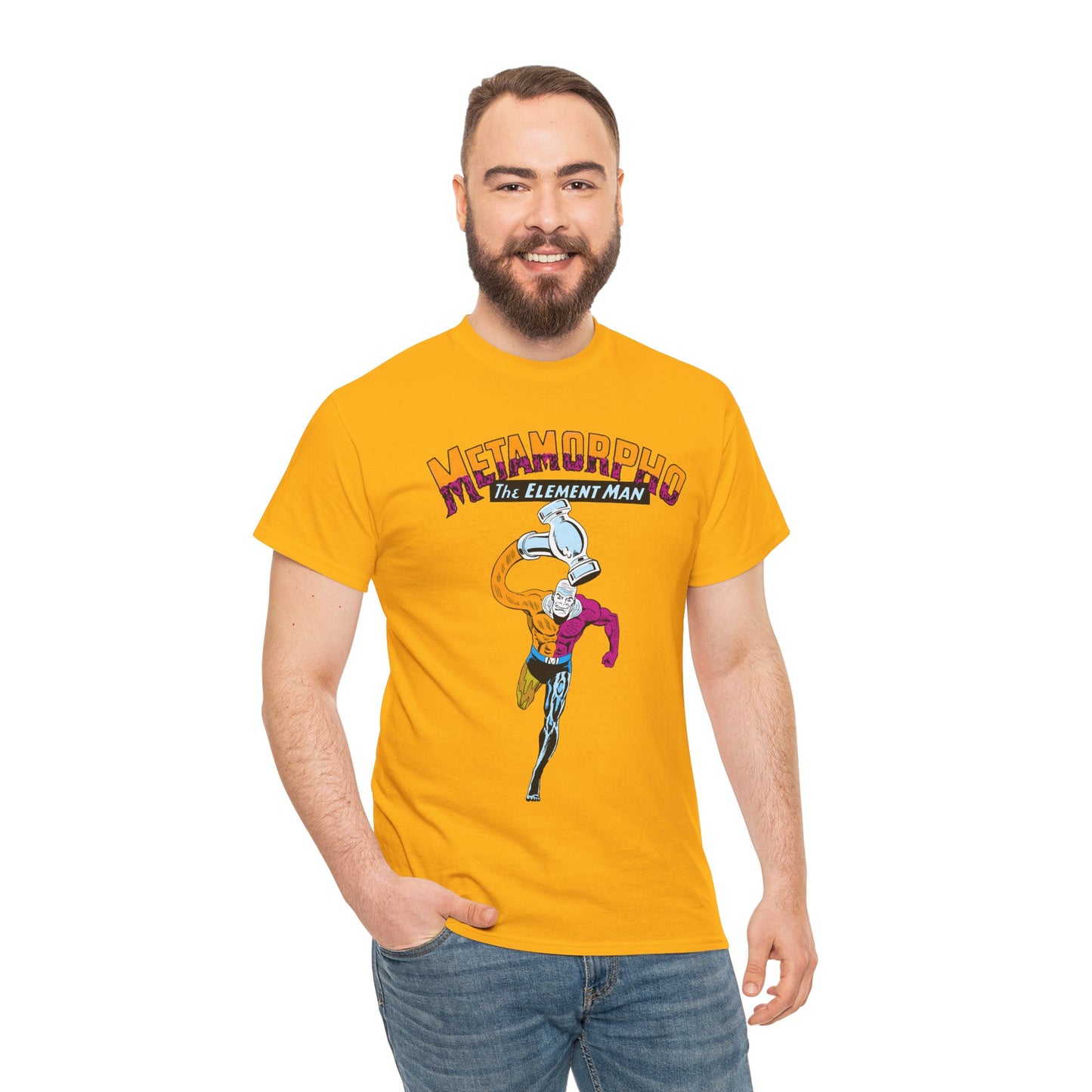 Metamorpho T-Shirt - Jim Aparo Art - DC Comics - Outsiders Team Member - New Superman Movie