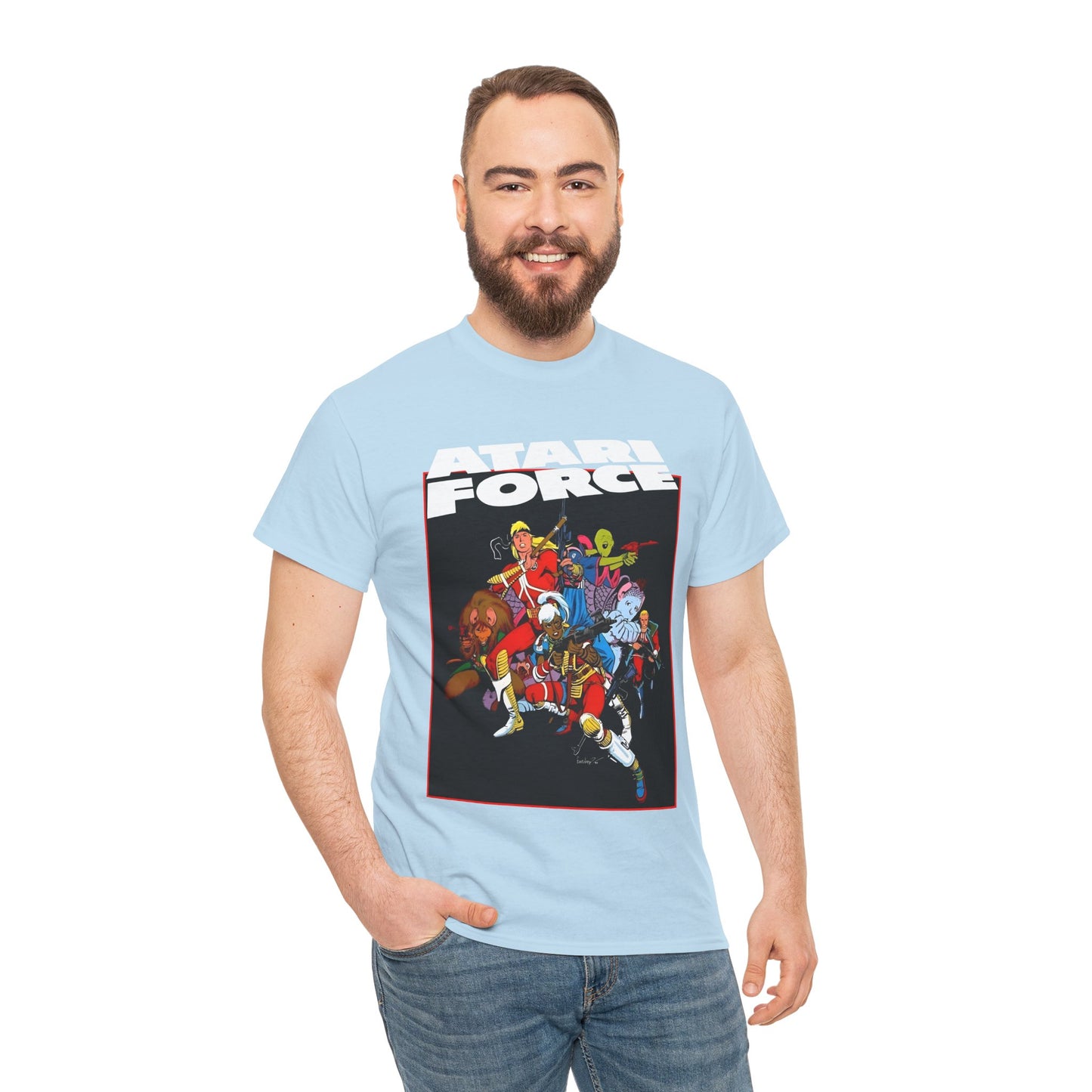 Atari Force T-Shirt - José Luis García-López Art - Tempest, Dart, Hukka, Morphea, Babe, Pakrat, Blackjak - DC Comics