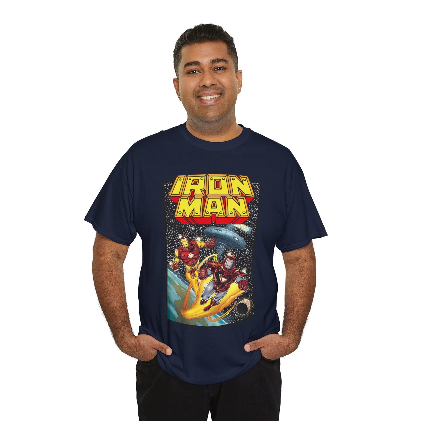 Iron Man T-Shirt - Mark D Bright Art - Armor Wars - War Machine - Tony Stark & James Rhodes - Marvel Comics