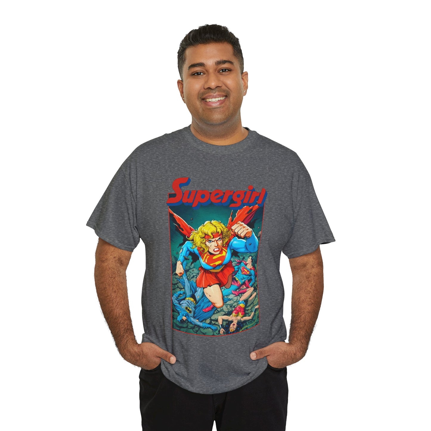 Supergirl T-Shirt - Tom Grummett Art - Crisis on Infinite Earths - Classic DC Comics Series - Death of Supergirl