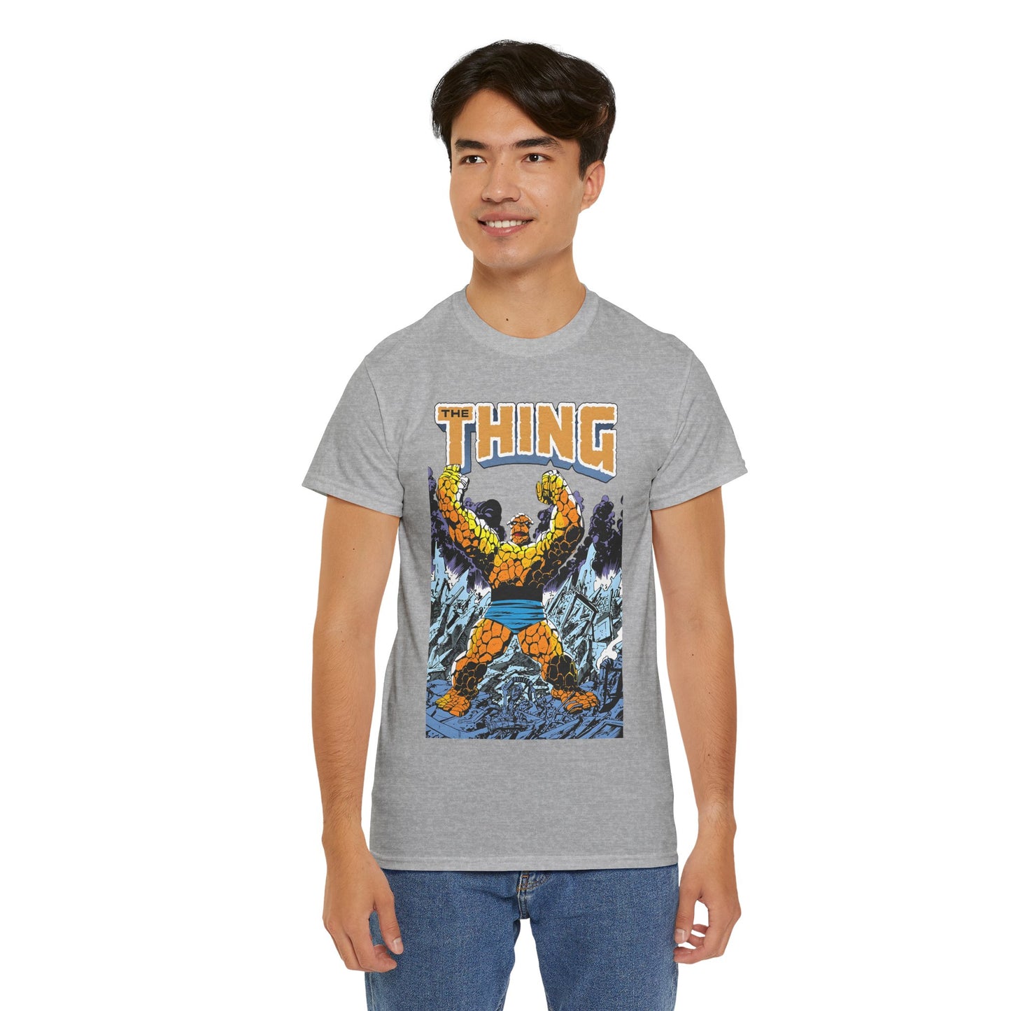 The Thing T-Shirt - John Byrne Art - Fantastic Four - Marvel Comics - Ben Grimm