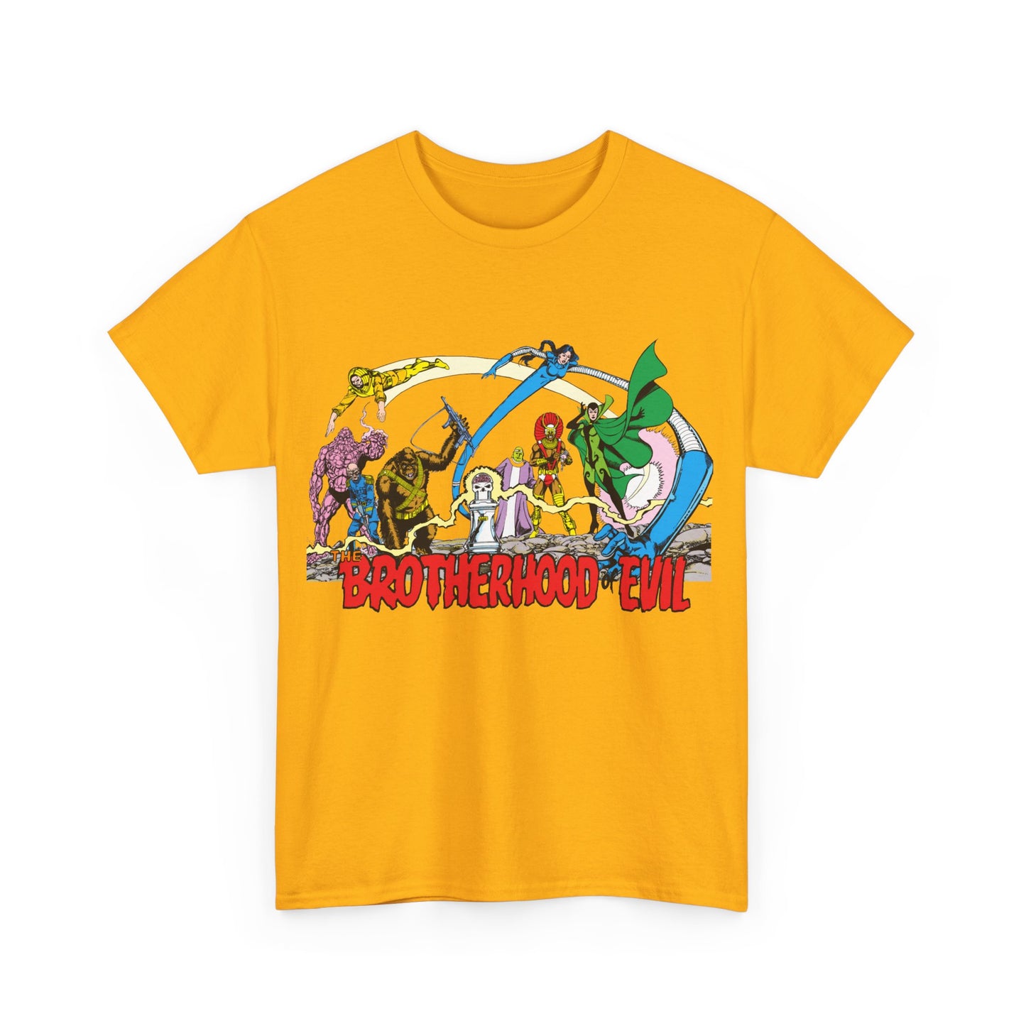 Brotherhood of Evil T-Shirt - George Perez Art - New Teen Titans, Doom Patrol - DC Comics - Madame Rouge, Phobia